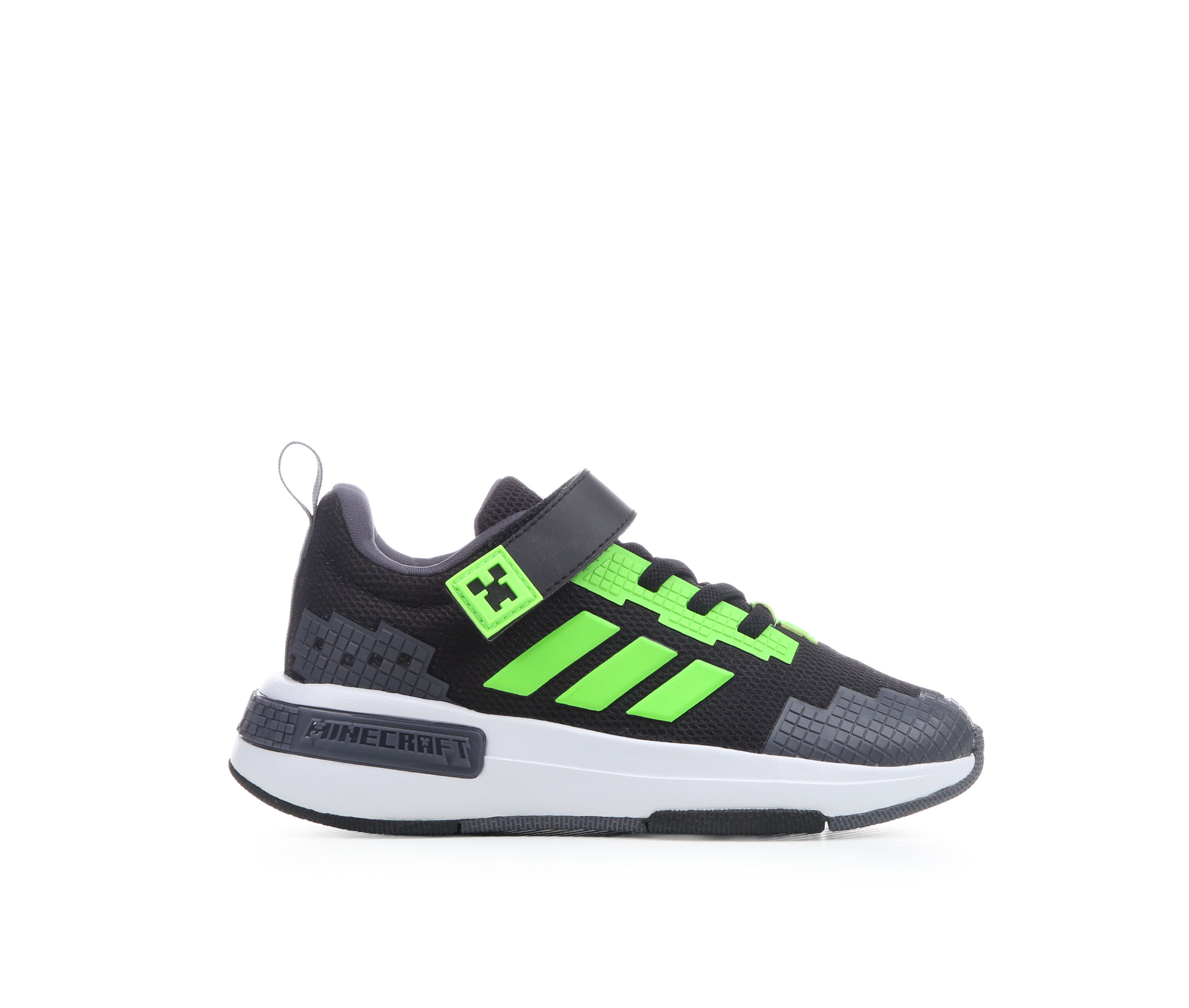 Boys' Adidas Little Kid Minecraft Pro Sneakers - Icon/Blk/Aurora