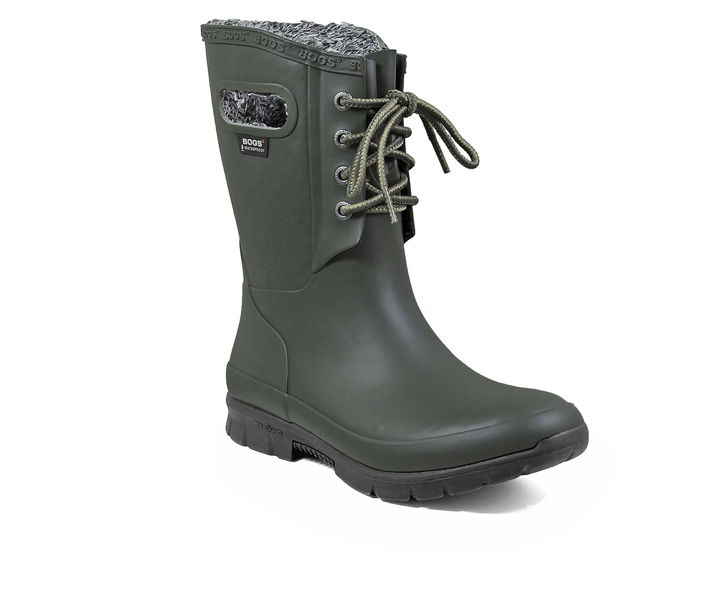 bogs lace up rain boots