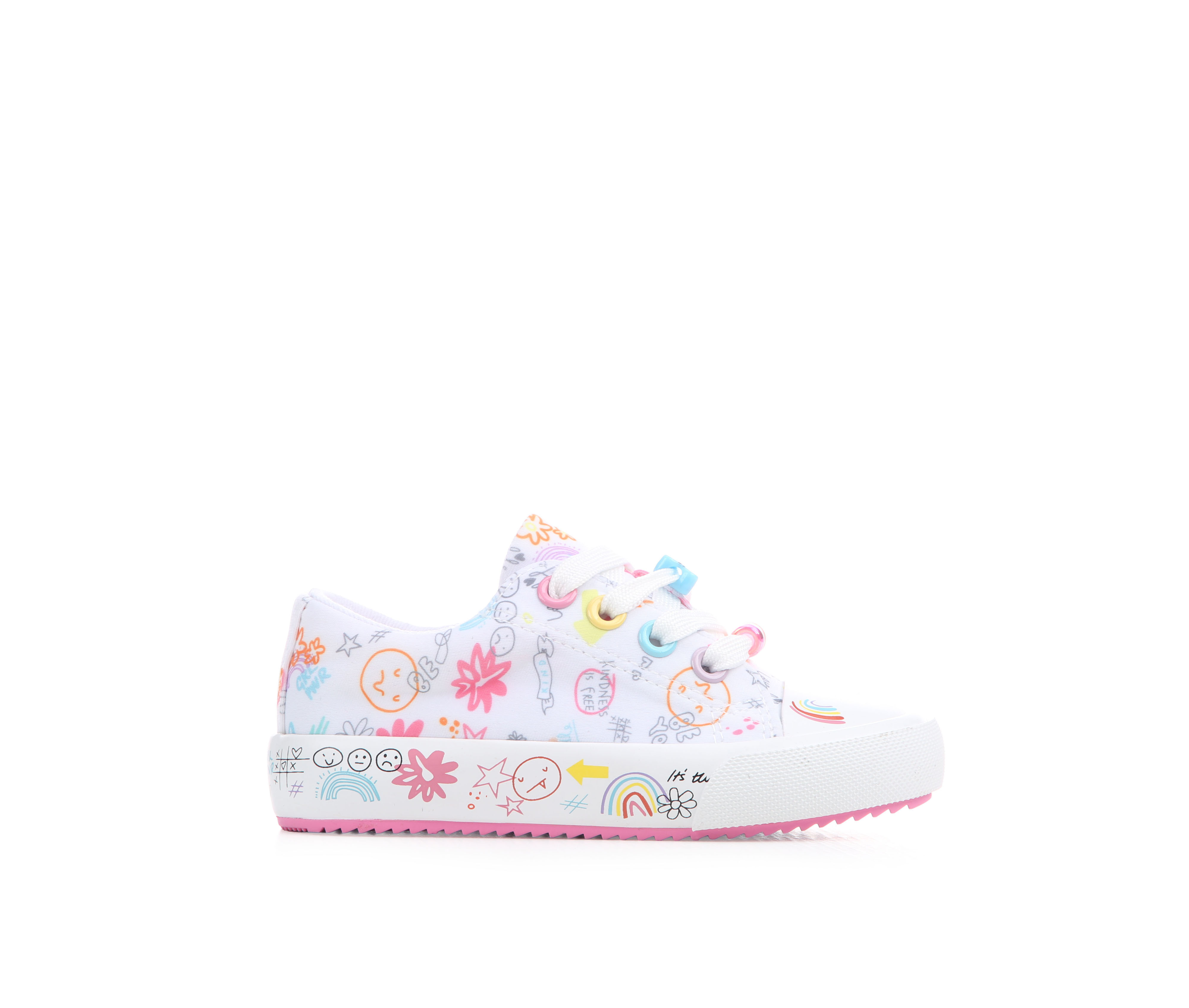 Kids' Blu D'or Toddler Brianna Sneakers - Wht/Pastel Mlti