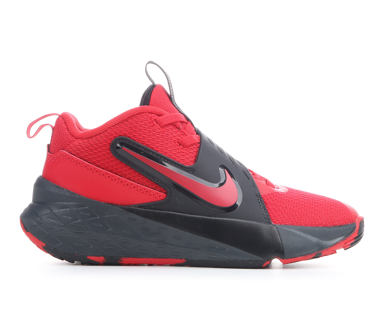 Boys' Nike Little Kid Team Hustle D12 Basketball Shoes - UnivRed/Black