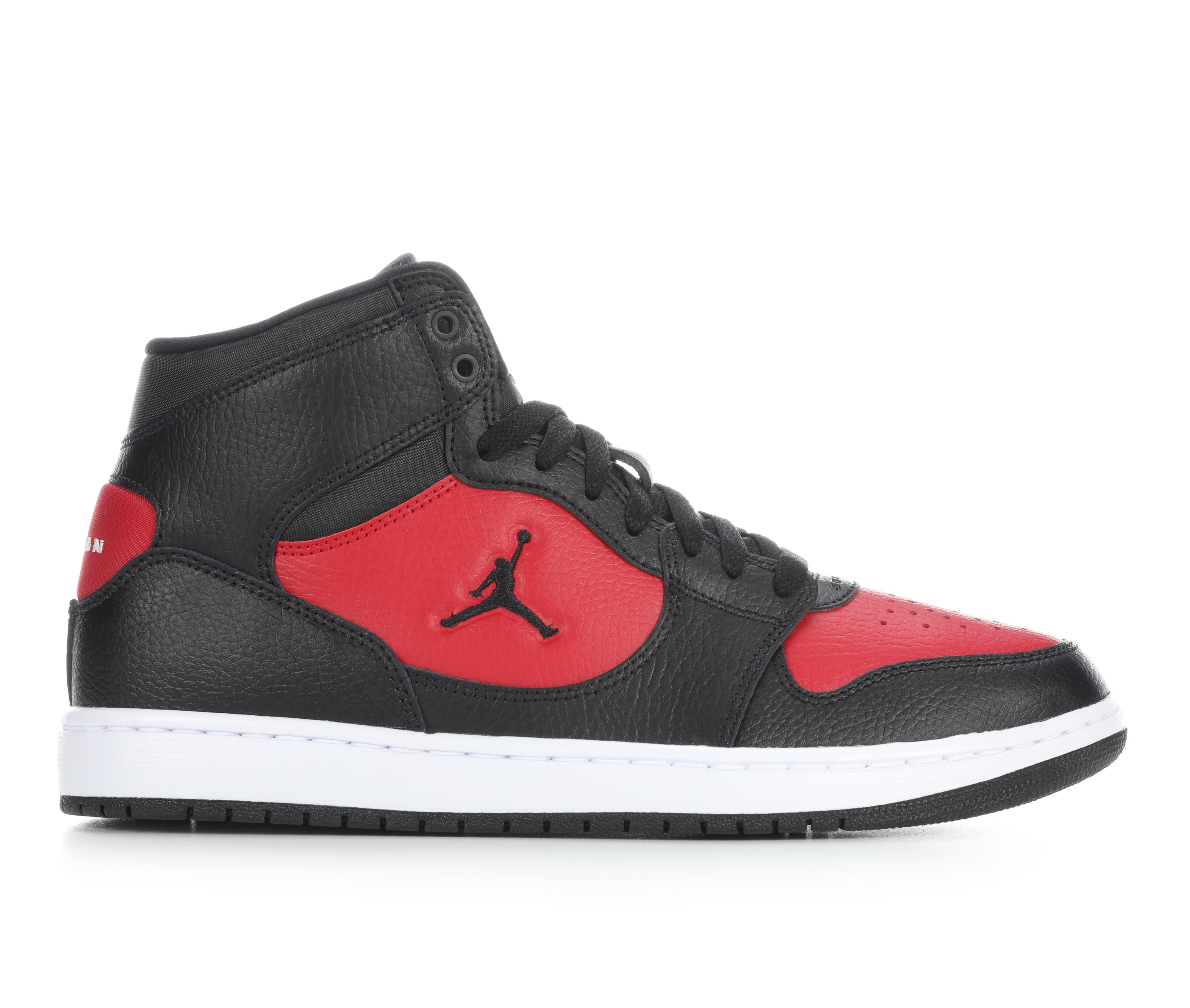 Men's Jordan Court Connect Mid Sneakers - Blk/Blk/Rd/Wht
