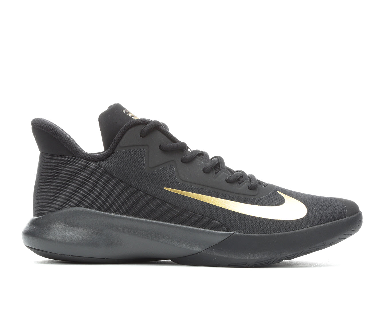 black basketball nike shoes