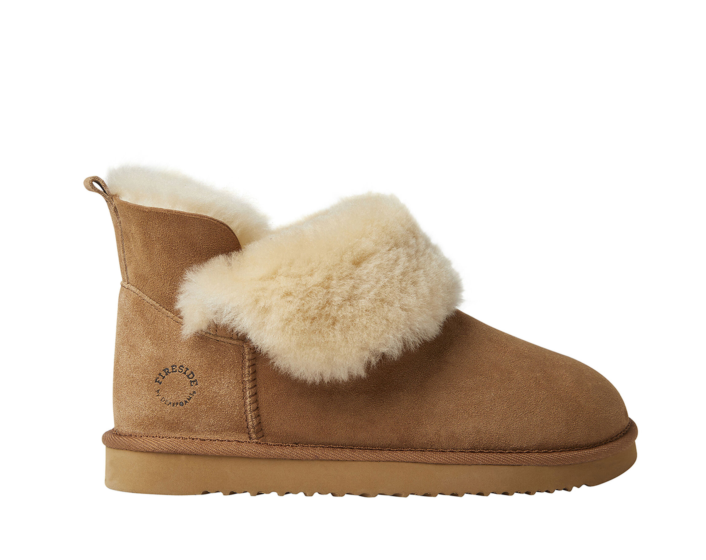 Dearfoams Aztec Faux Fur Slipper Boots 