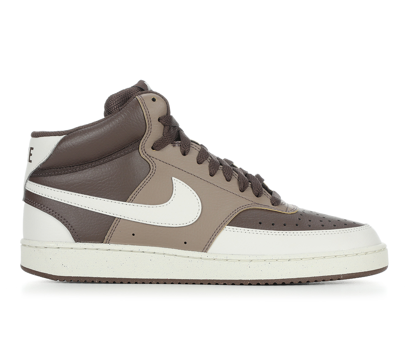 Men's Nike Court Vision Mid Sneakers - Brown/Bone
