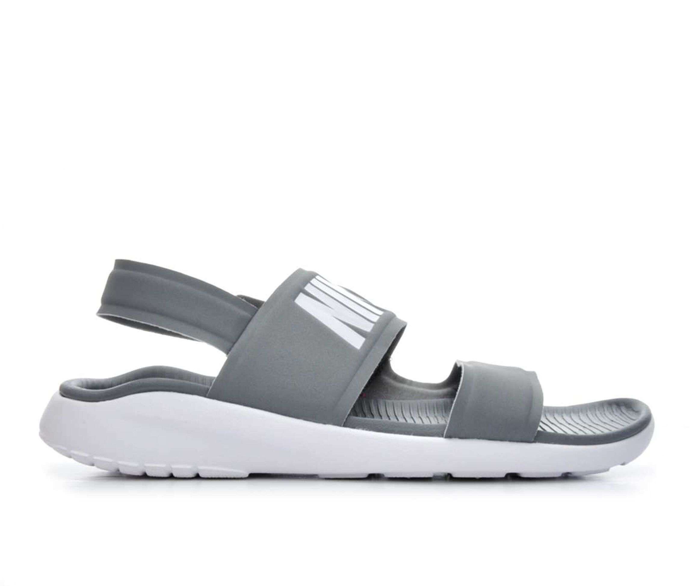 gray nike tanjun sandals