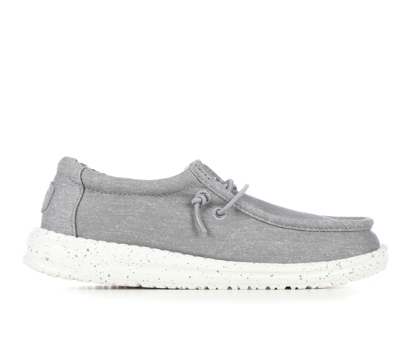 Kids' HEYDUDE Little Kid & Big Kid Wally Canvas Casual Shoes - Light Grey