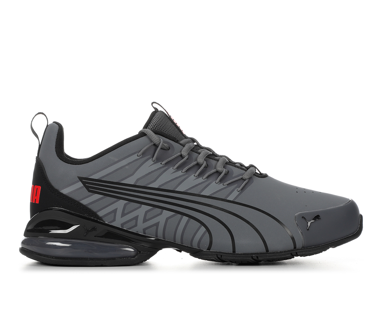 Men's Puma Voltaic Evo Sneakers - Gry/Blk Nubuck
