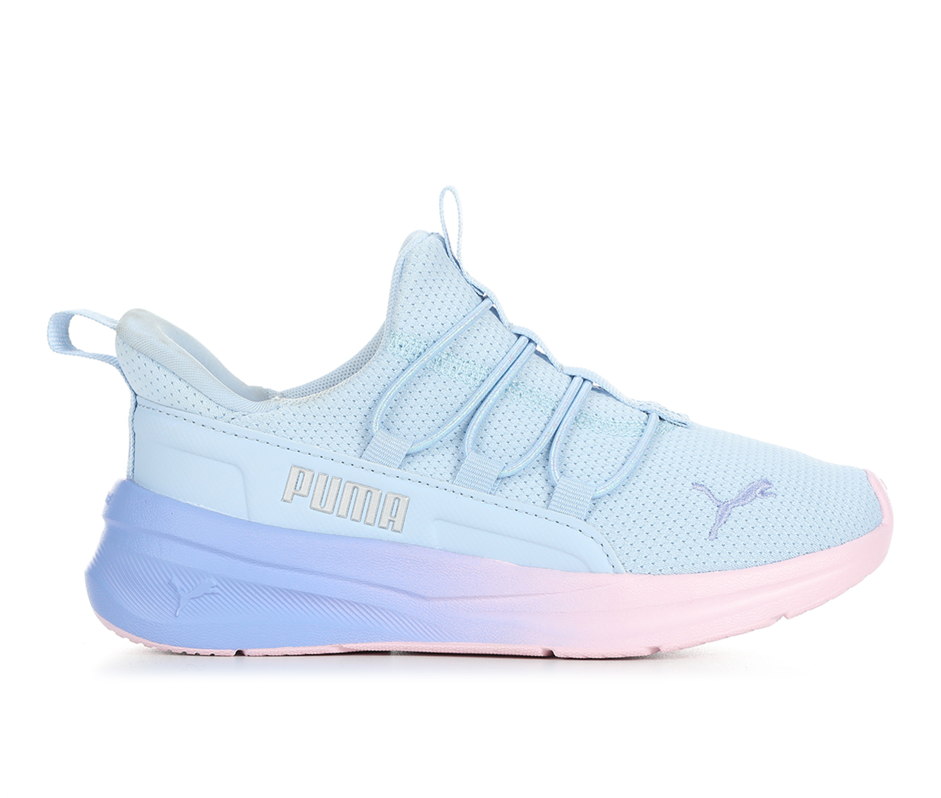Girls' Puma Little Kid One4All 2.0 Running Shoes - Blue/Pink/Prpl