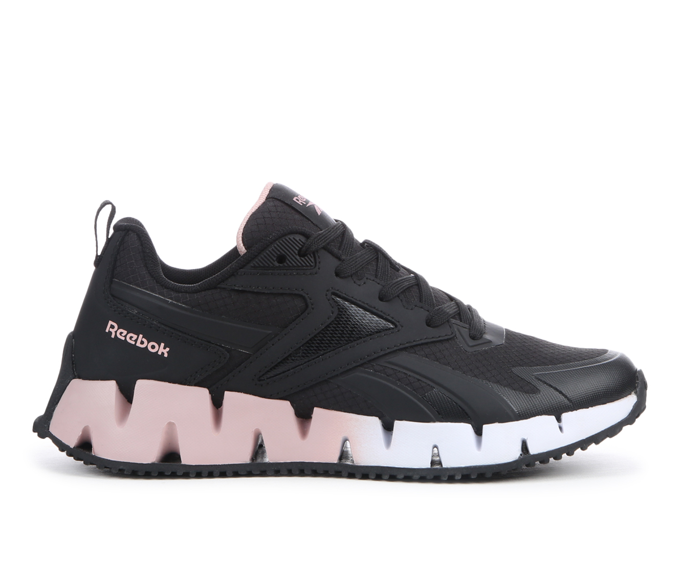 Women's Reebok Women's Reebok Zig Vector Sneakers - Black/Pink/Wht