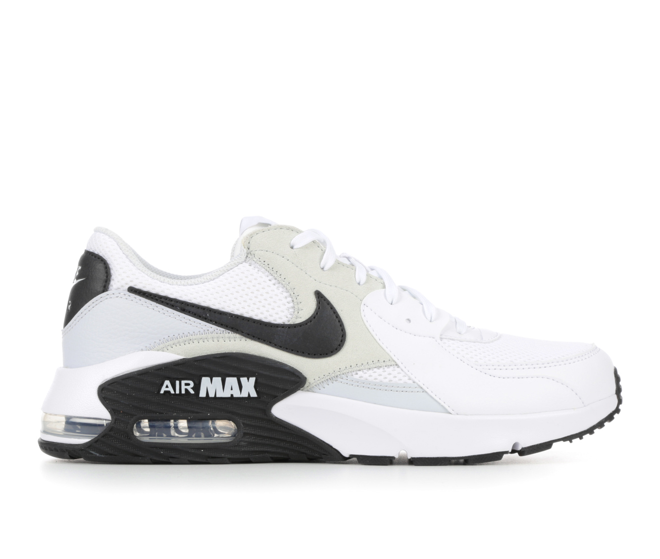 Men's Nike Air Max Excee Sneakers - Wht/Blk/Plt 100