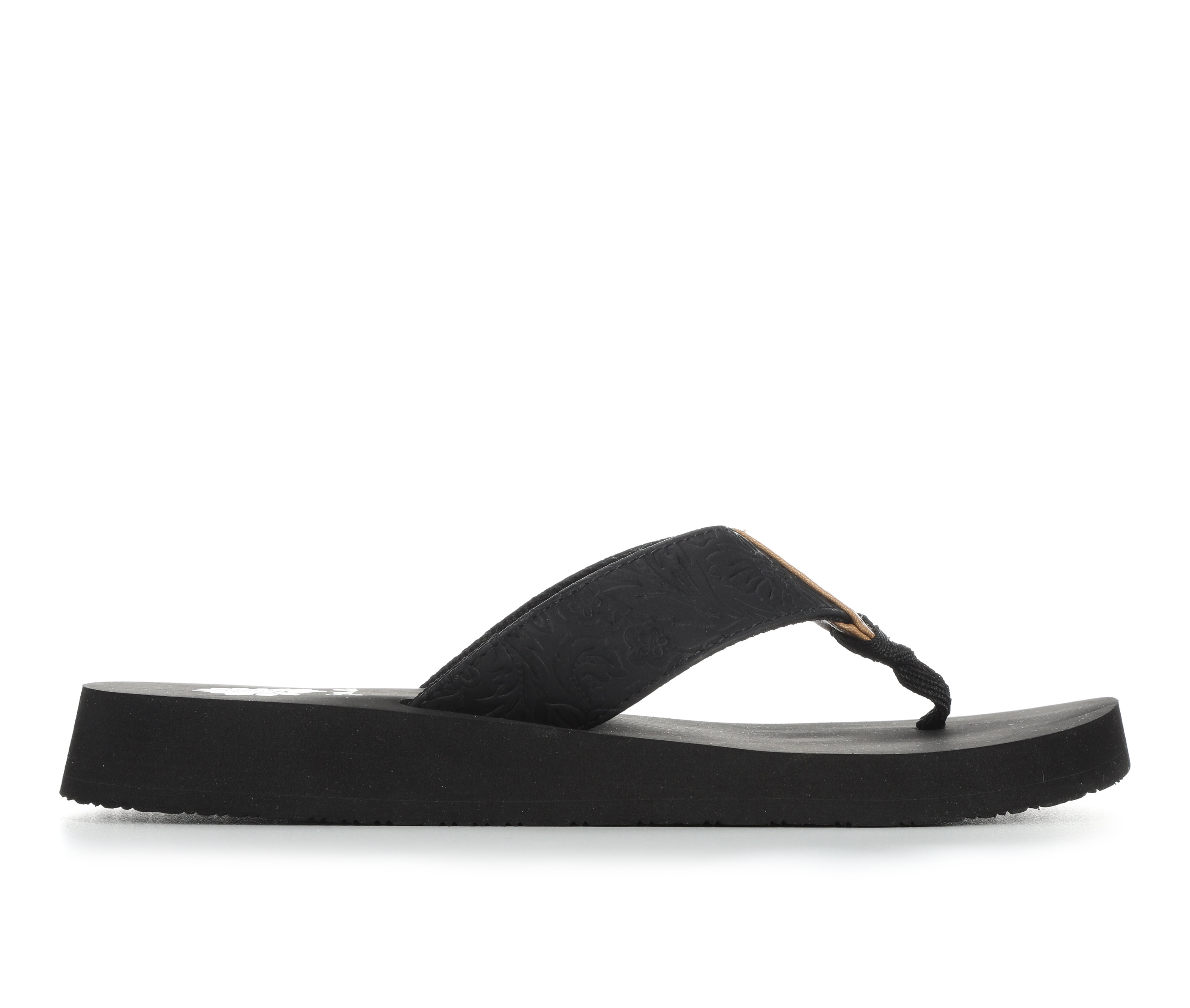 Yellow Box Brinda Flip-Flops - Black