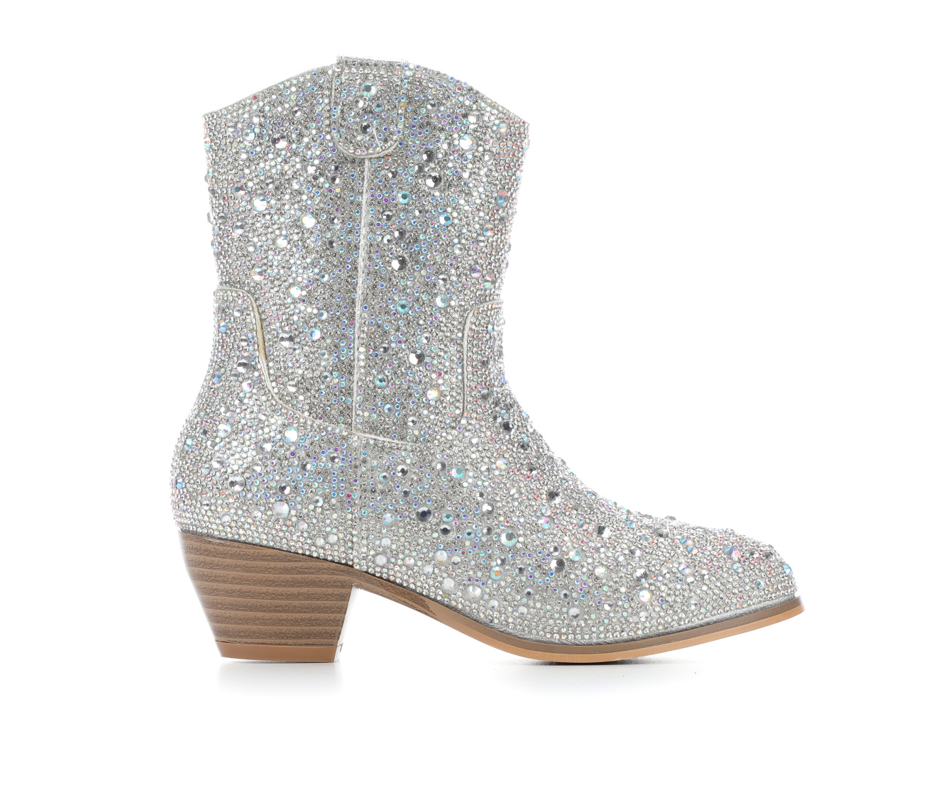 Girls' Badgley Mischka Little & Big Kid Caroline Cowboy Boots - Silver
