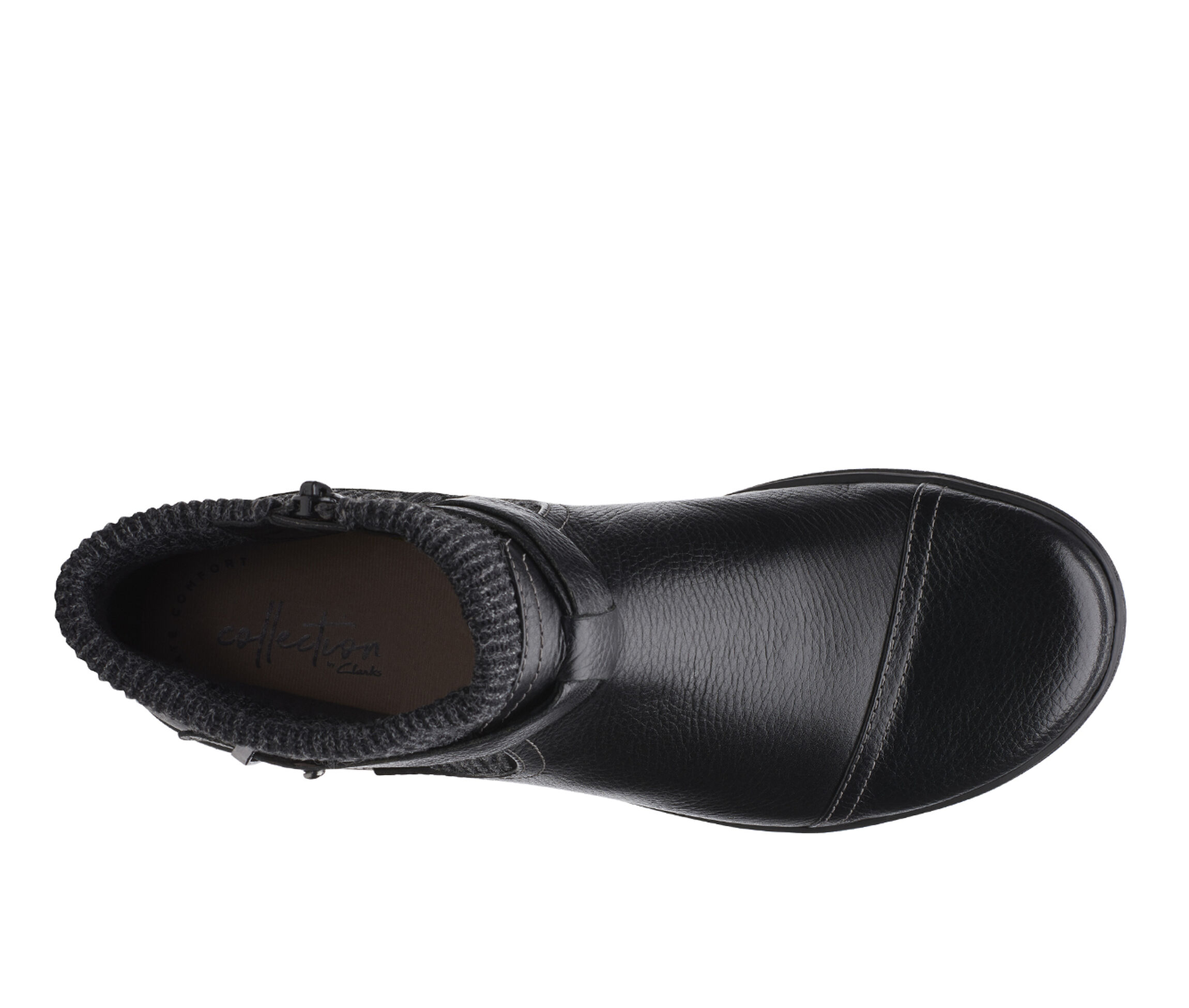 clarks womens cheyn kisha booties flat heel