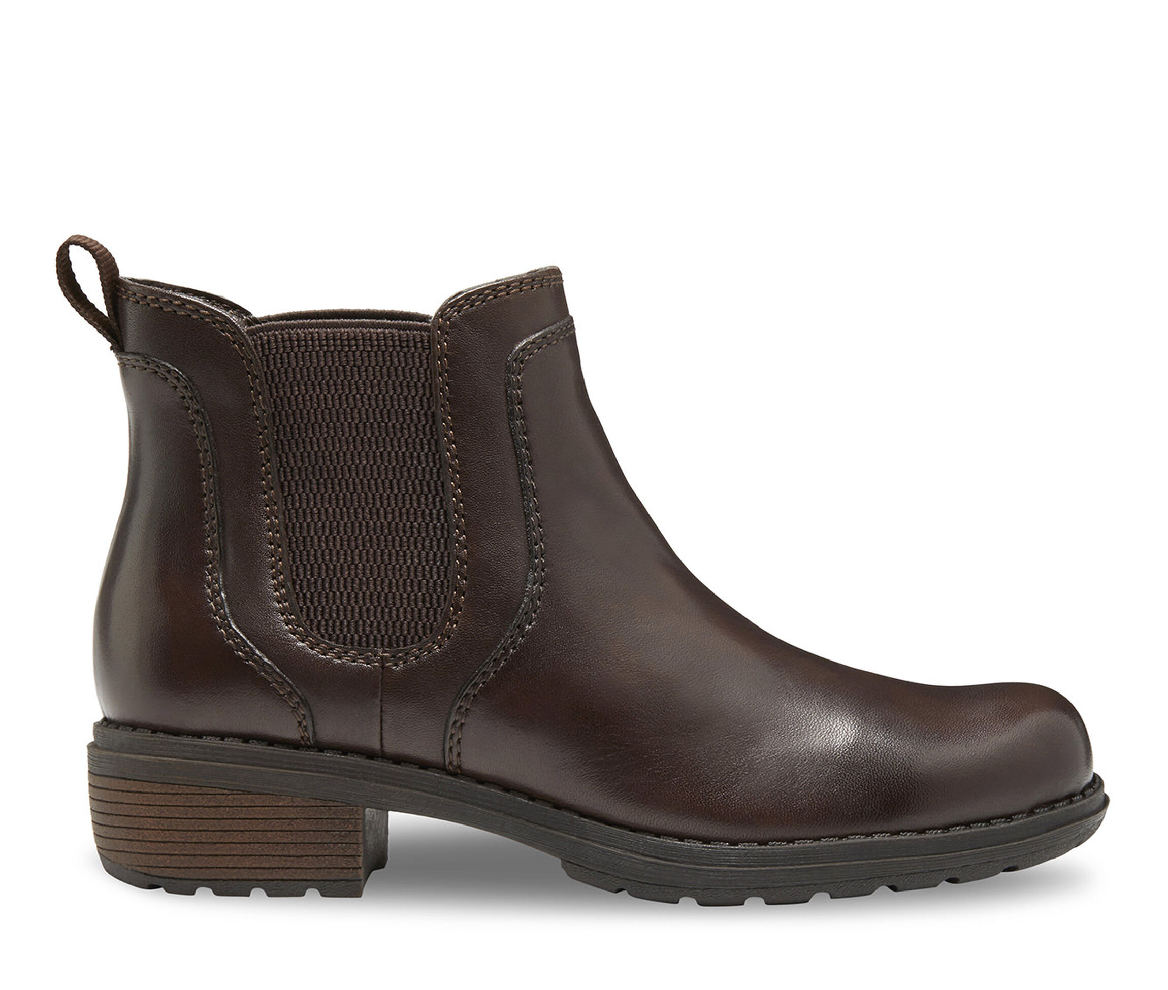 eastland's chocolate chelsea boots