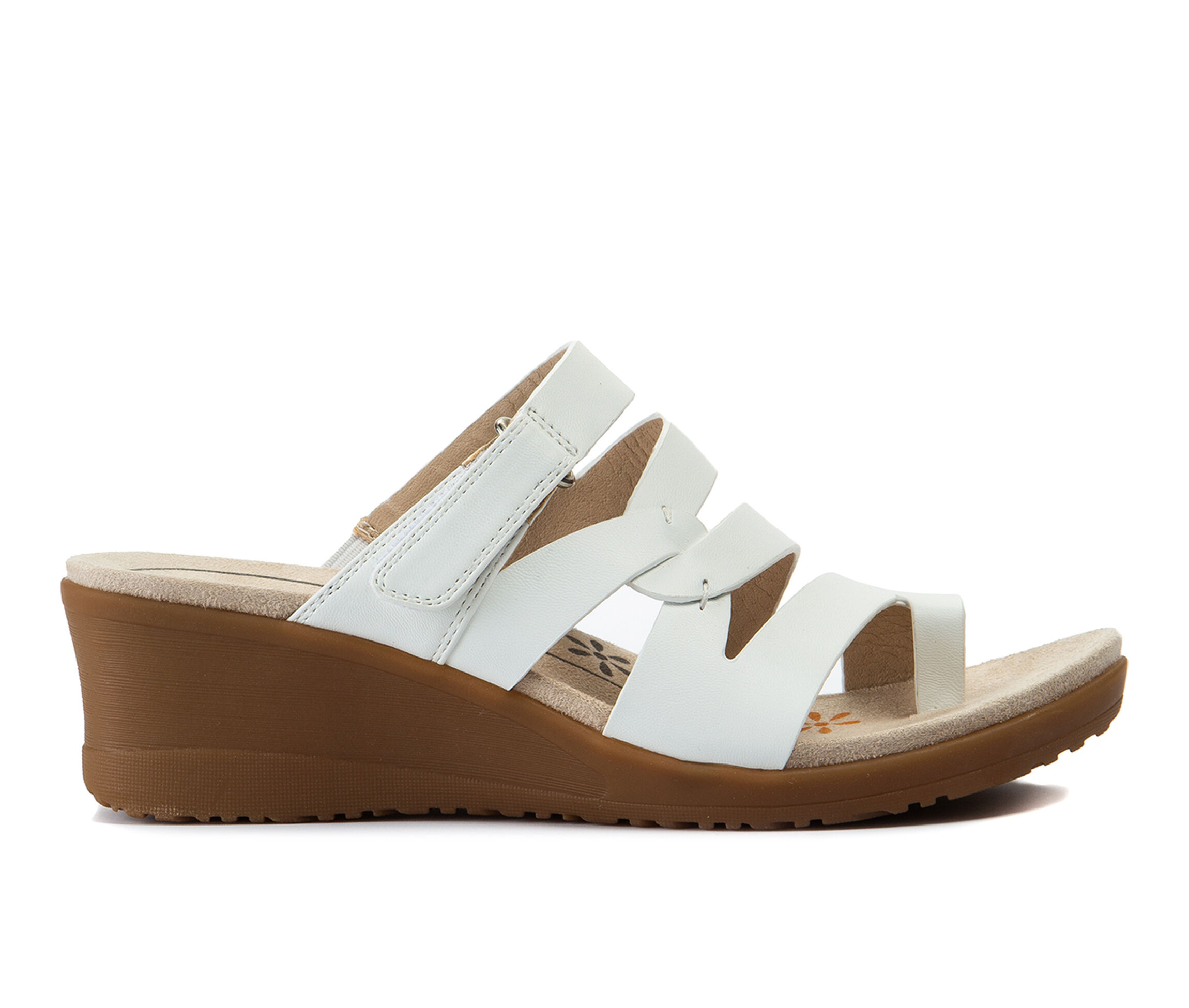 white wedges size 11