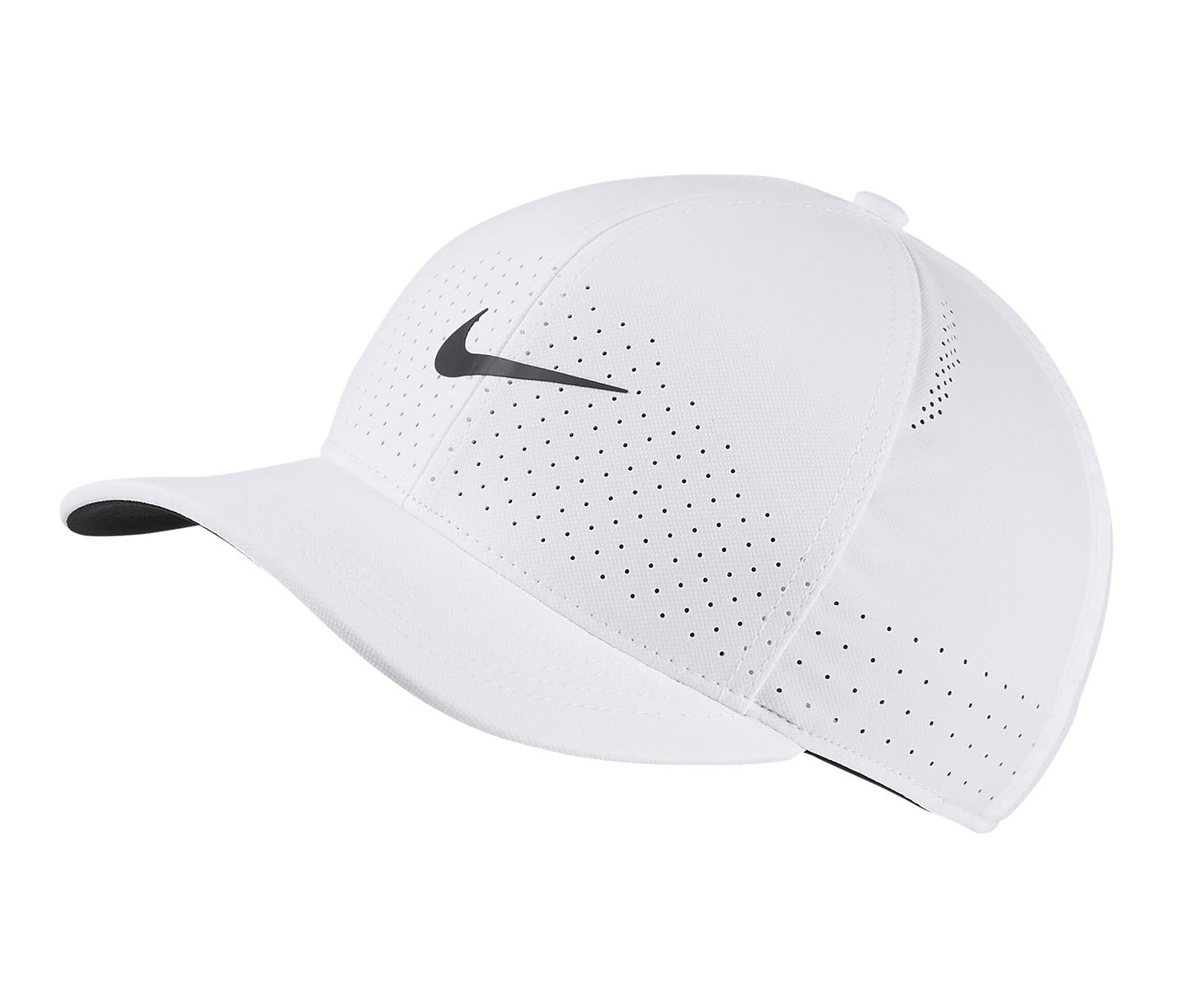 white nike fitted hat