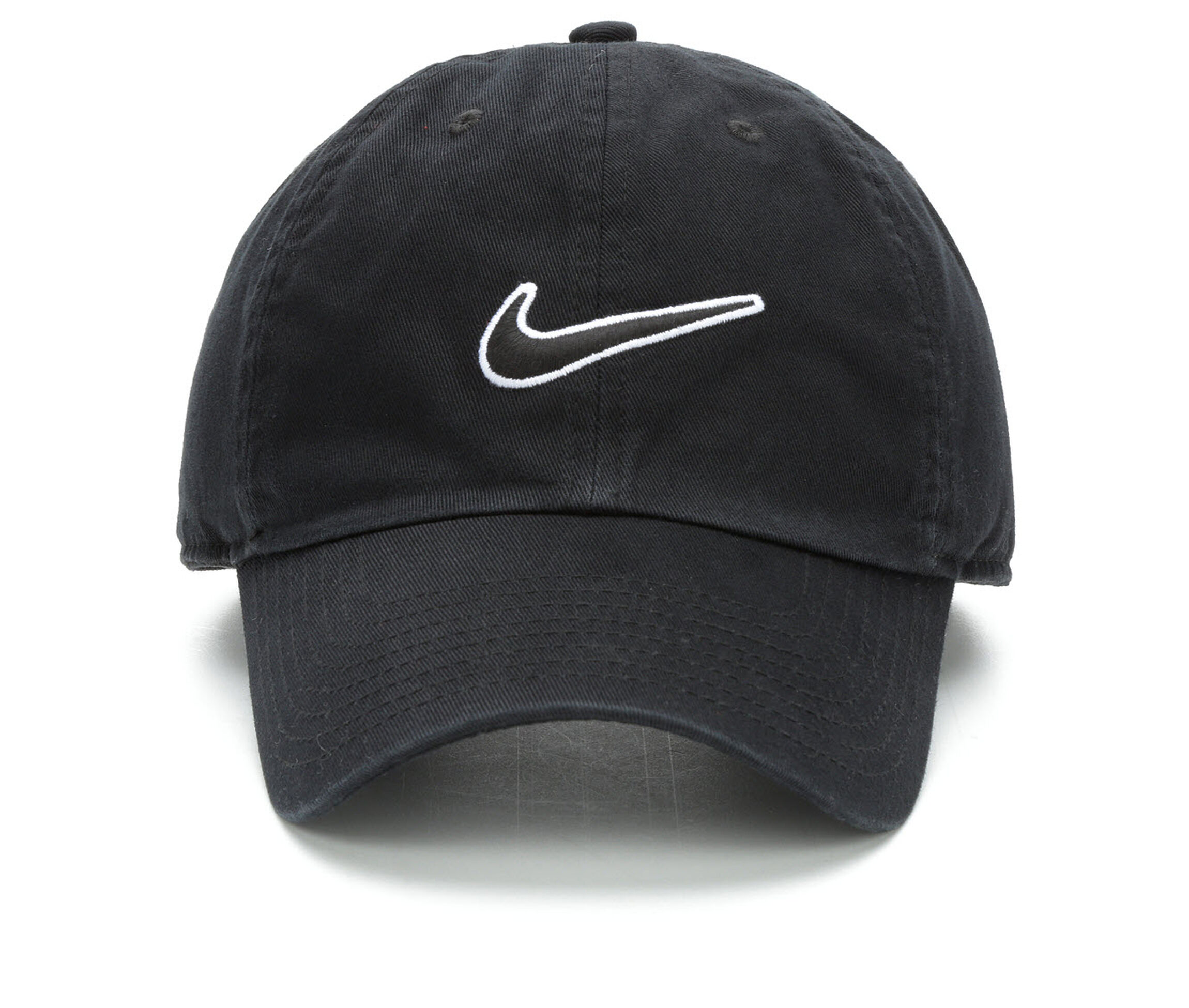 nike swoosh cap black