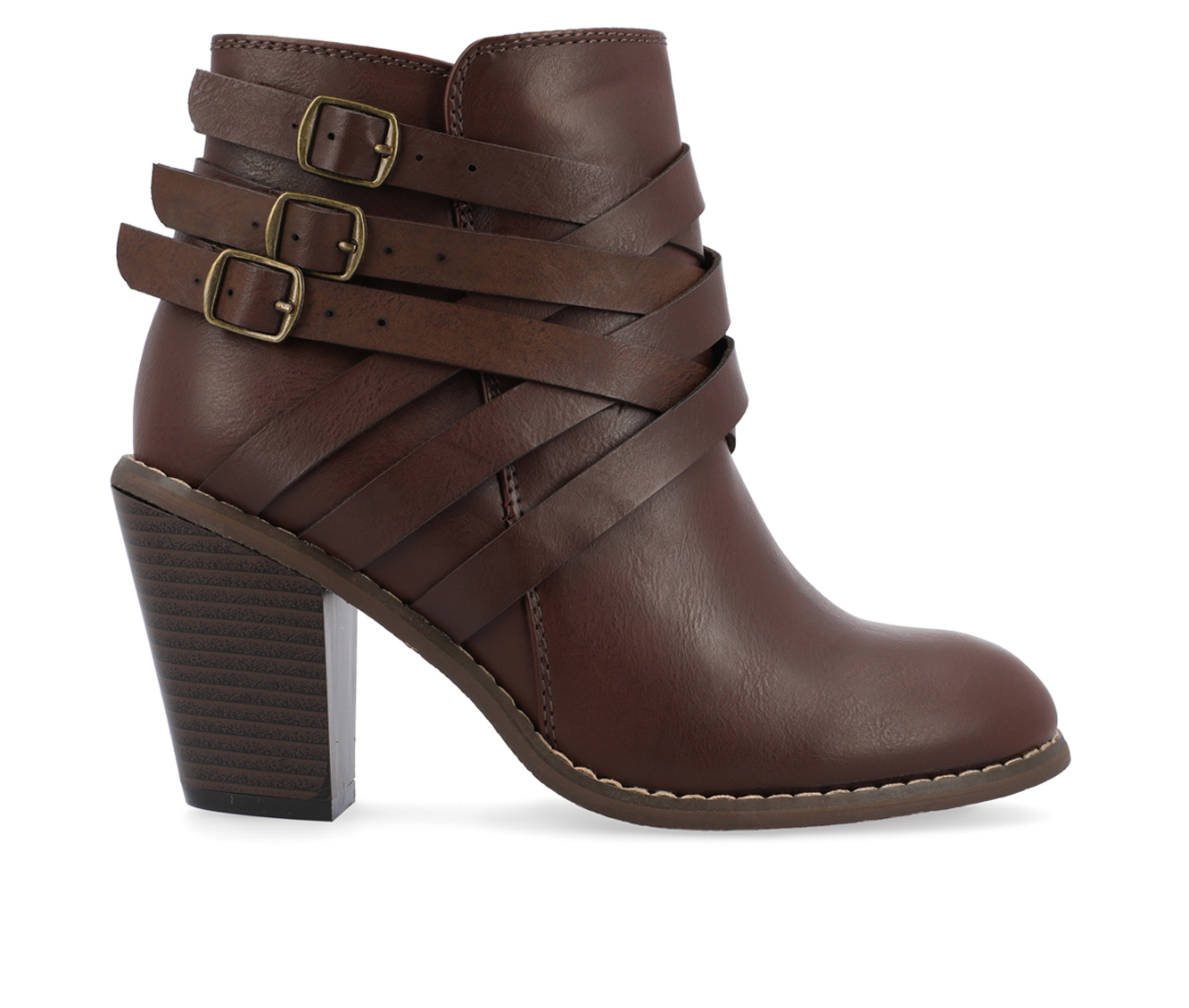 Boot (Brown - Size 5.5 - Faux Leather 