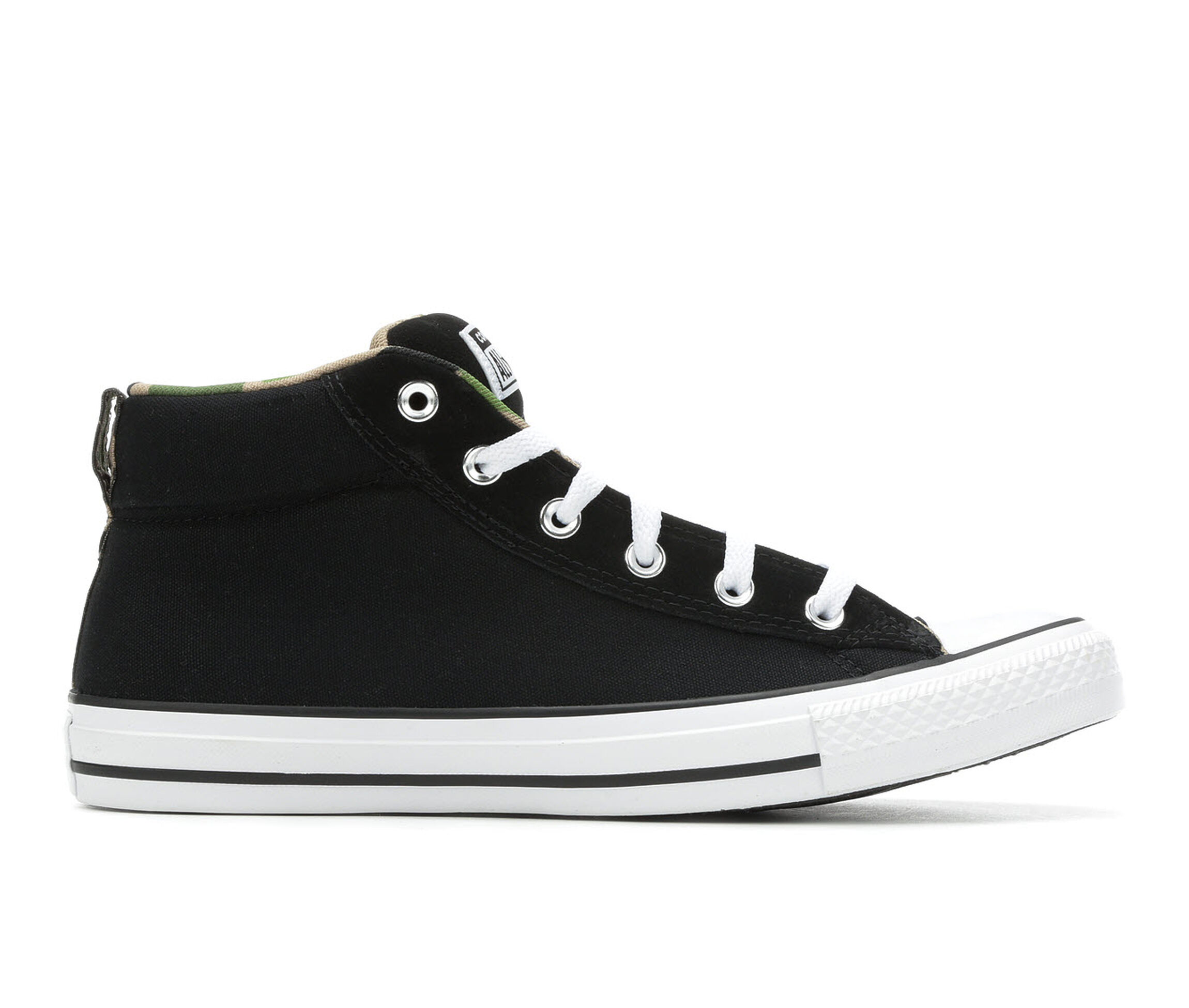 converse ctas street mid black