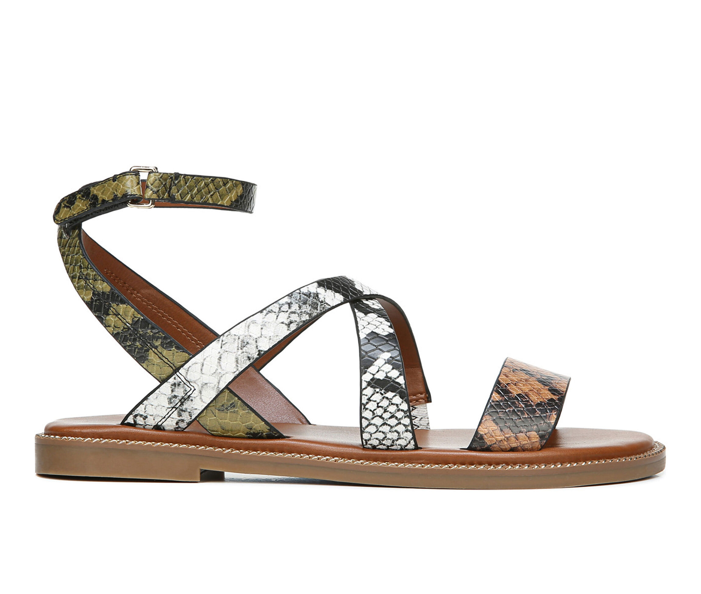 franco sarto animal print sandals