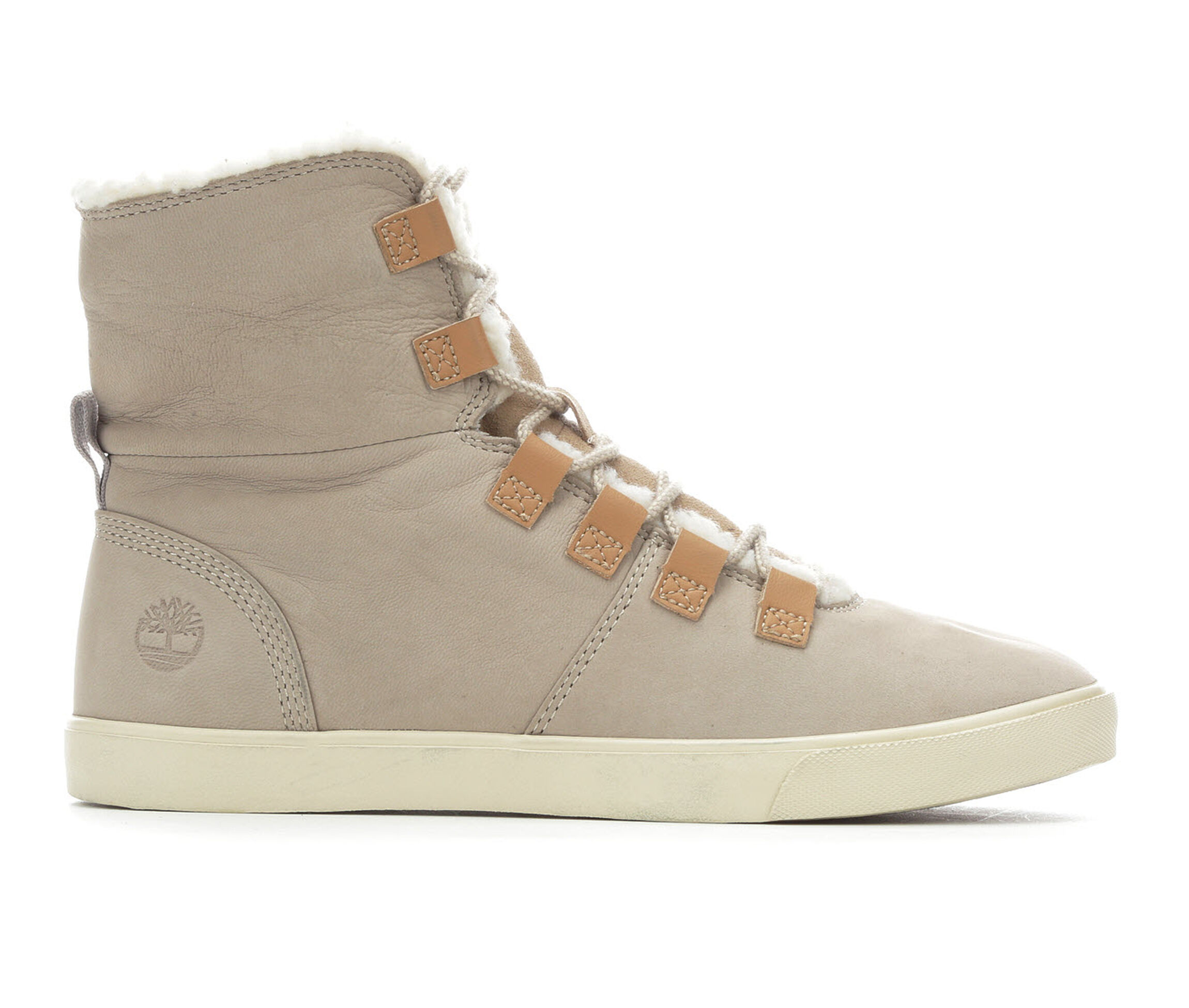 Timberland Dausette Fleece Women's Boots (Beige - Leather)
