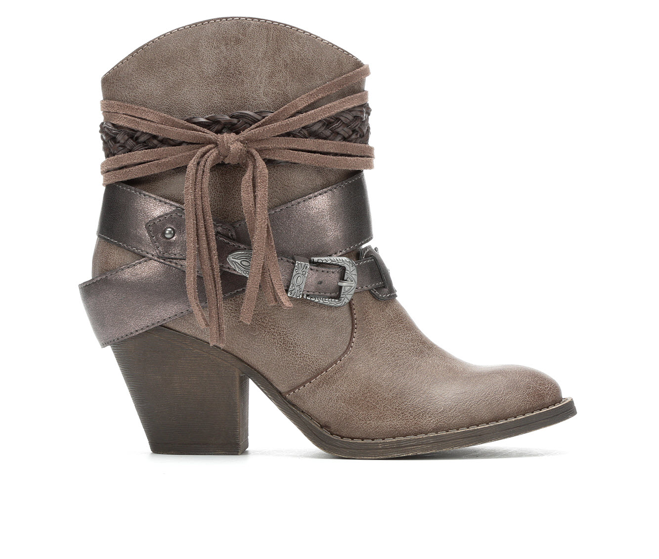 Jellypop Lydia Women's Boots (Beige - Faux Leather)