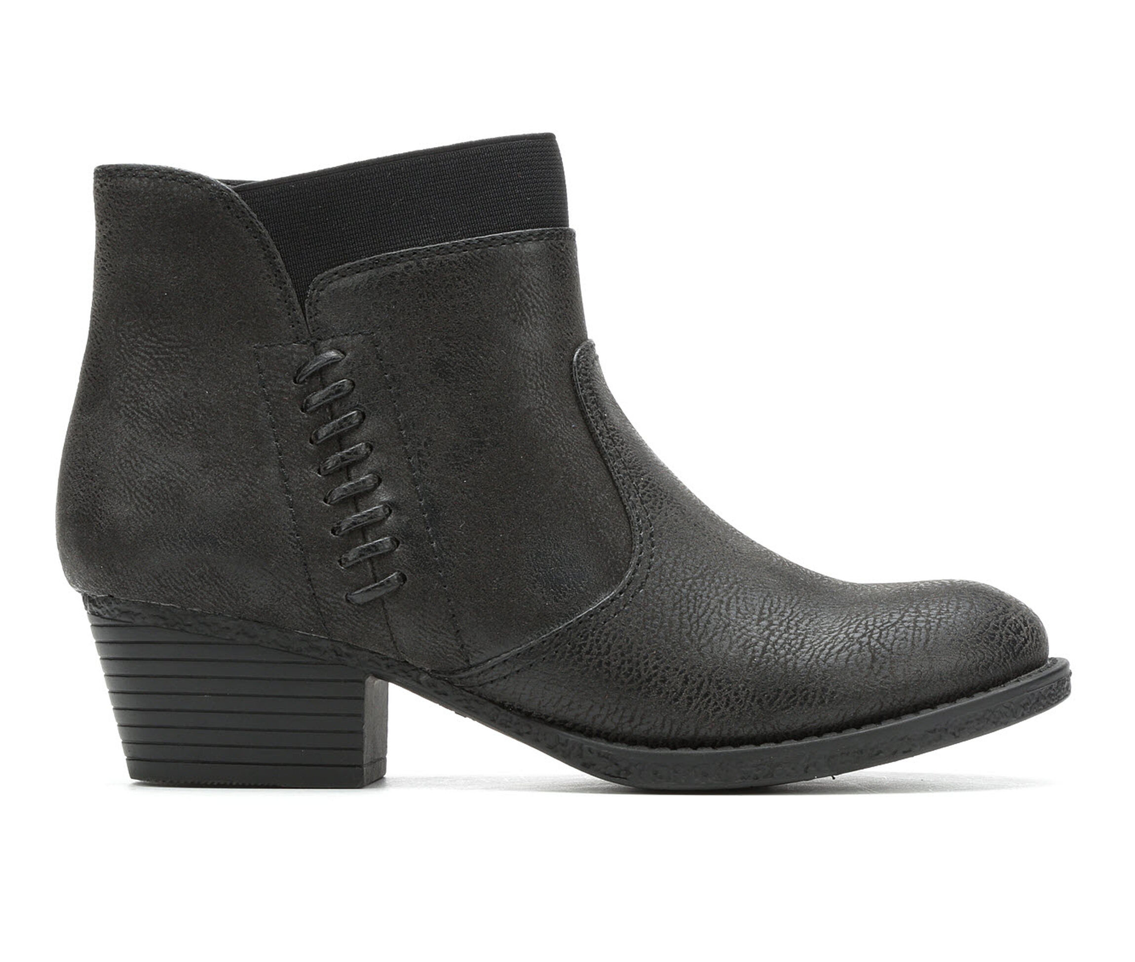 Vintage 7 Eight Shawna Women's Boots (Black - Faux Leather)