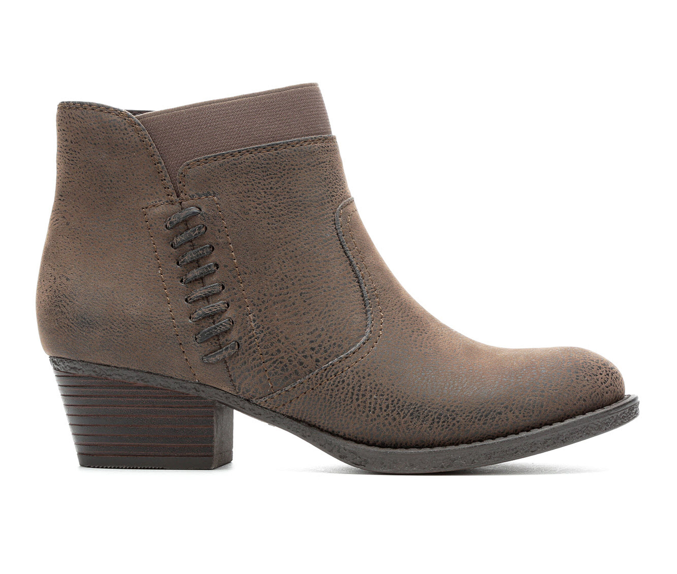 Vintage 7 Eight Shawna Women's Boots (Brown - Faux Leather)