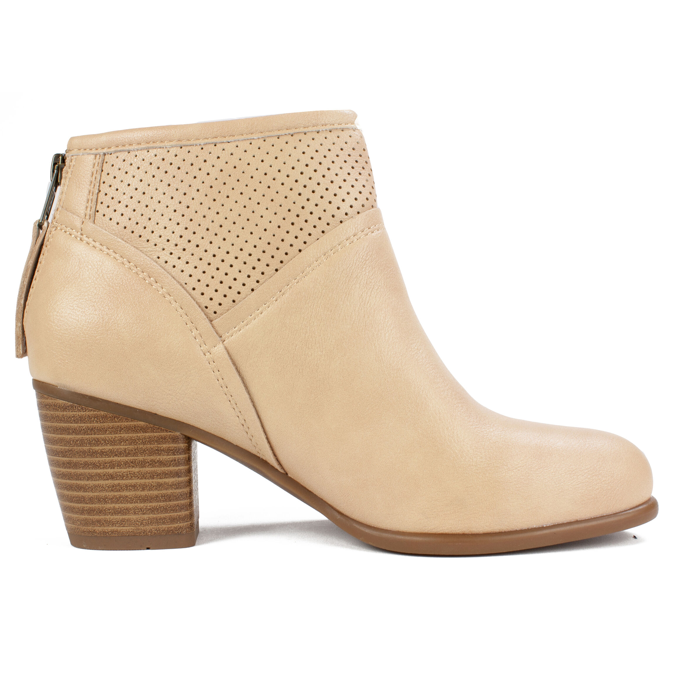 White Mountain Galveston Women's Boots (Beige - Faux Leather)