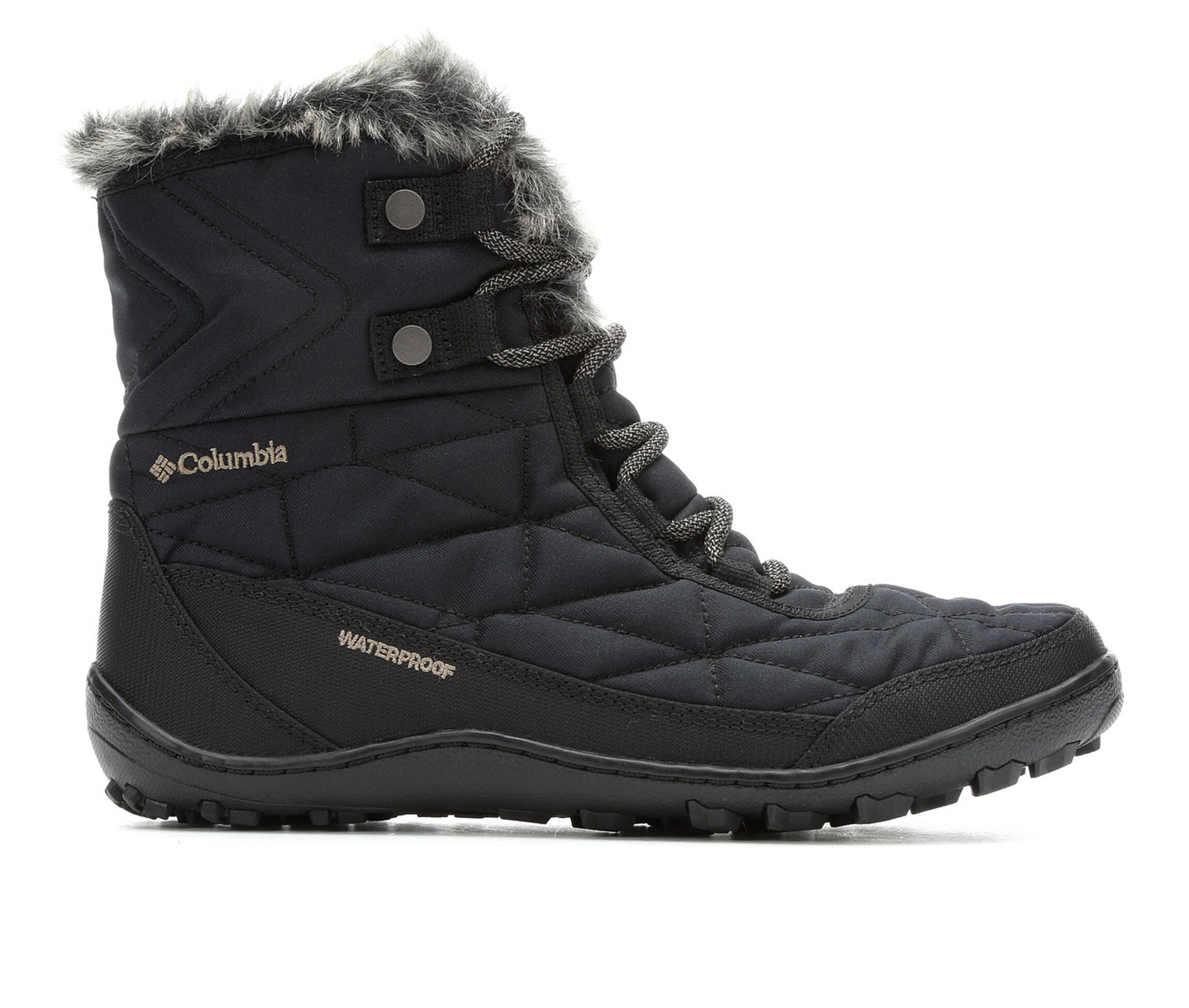 Columbia Minx Shortyy III Omni-Heat Women's Boots (Black - Canvas)