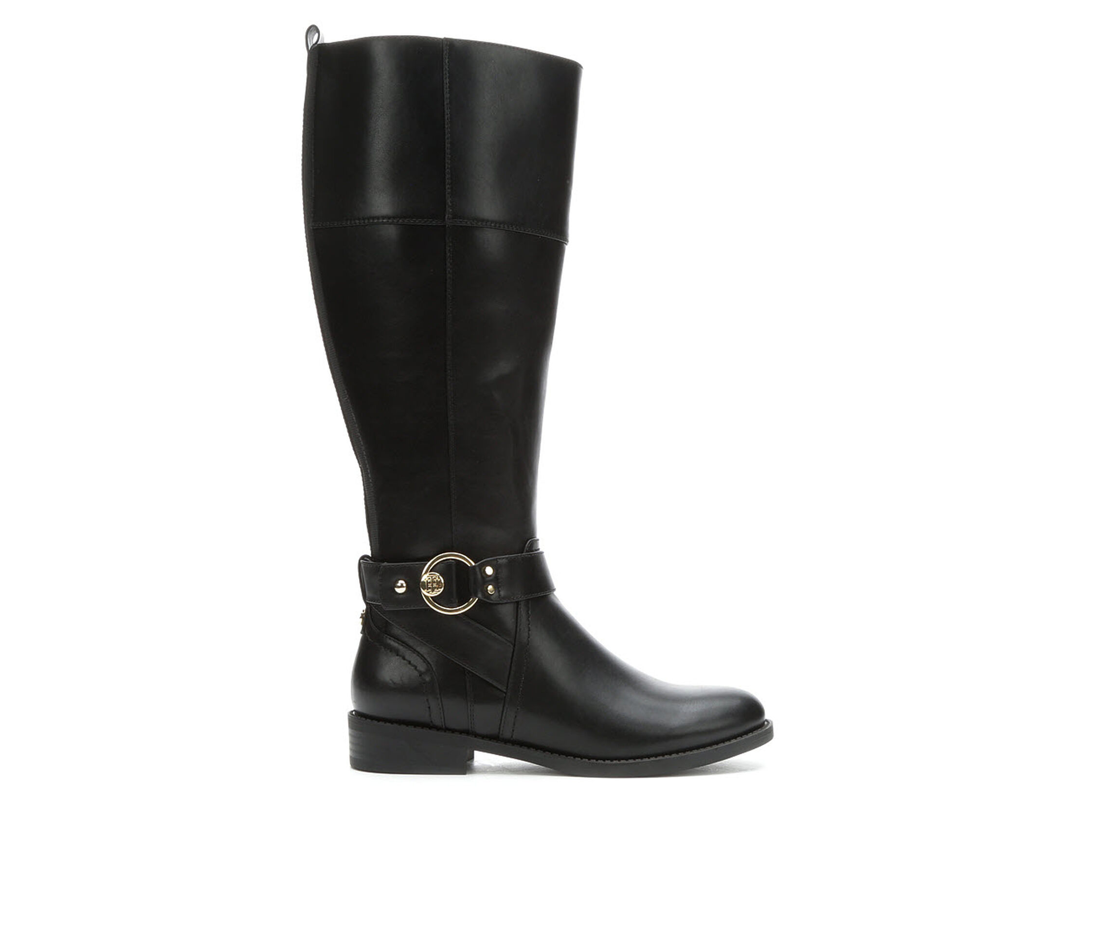 Tommy Hilfiger Isha Wide Width Wide Calf Women's Boots (Black - Faux Leather)