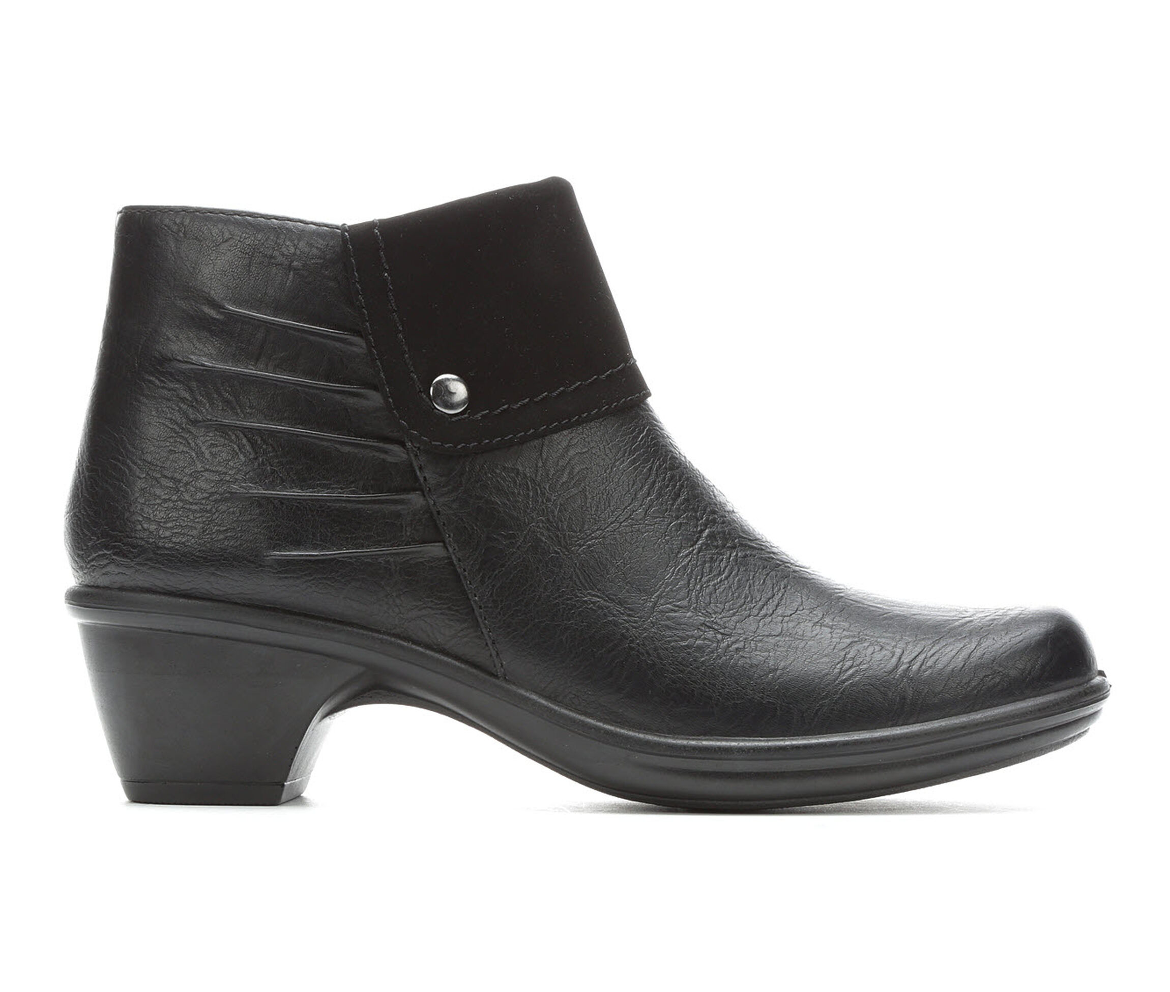 Easy Street Jayden Women's Boots (Black - Faux Leather)