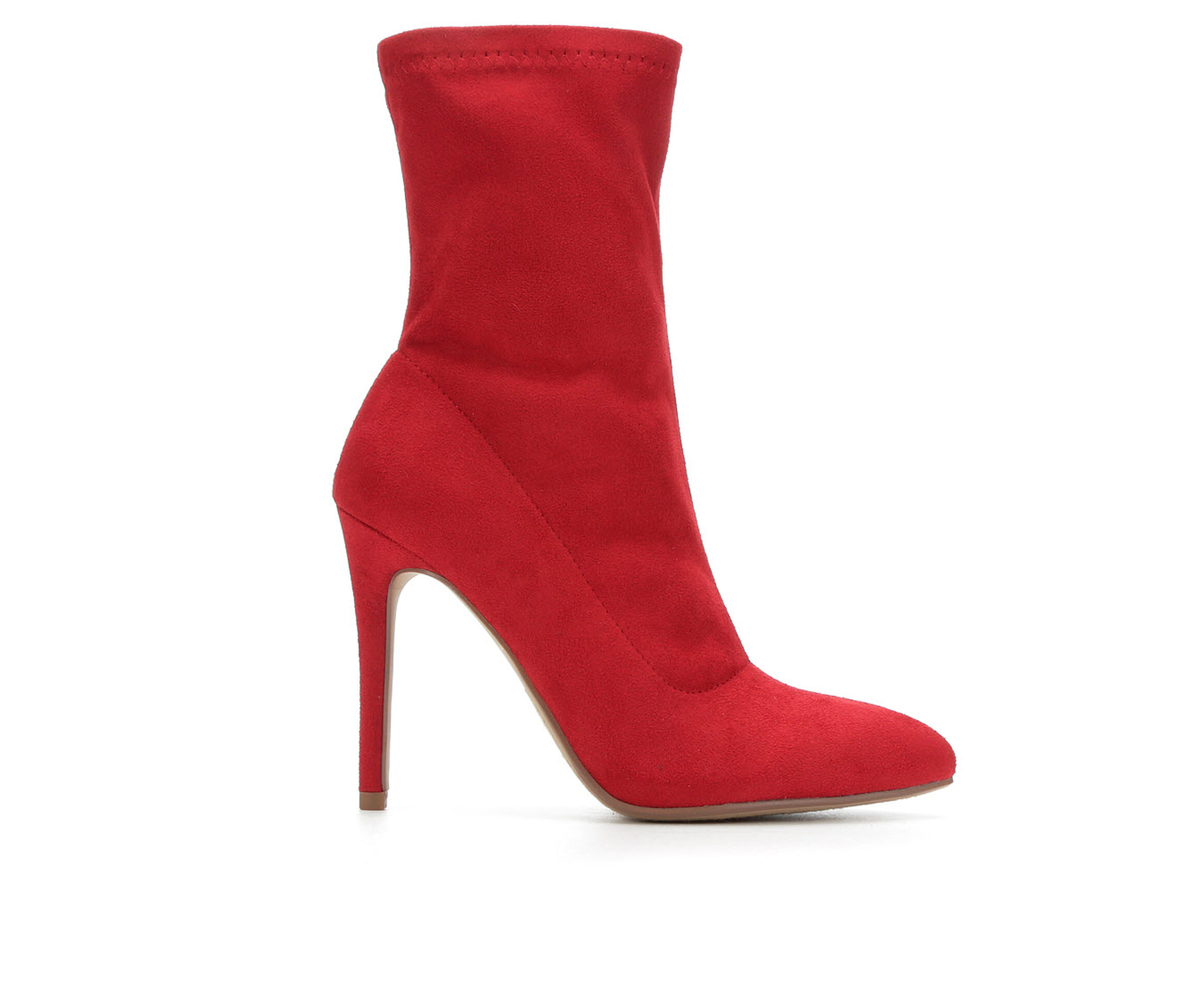 Y-Not Dean Women's Boots (Red - Faux Leather)