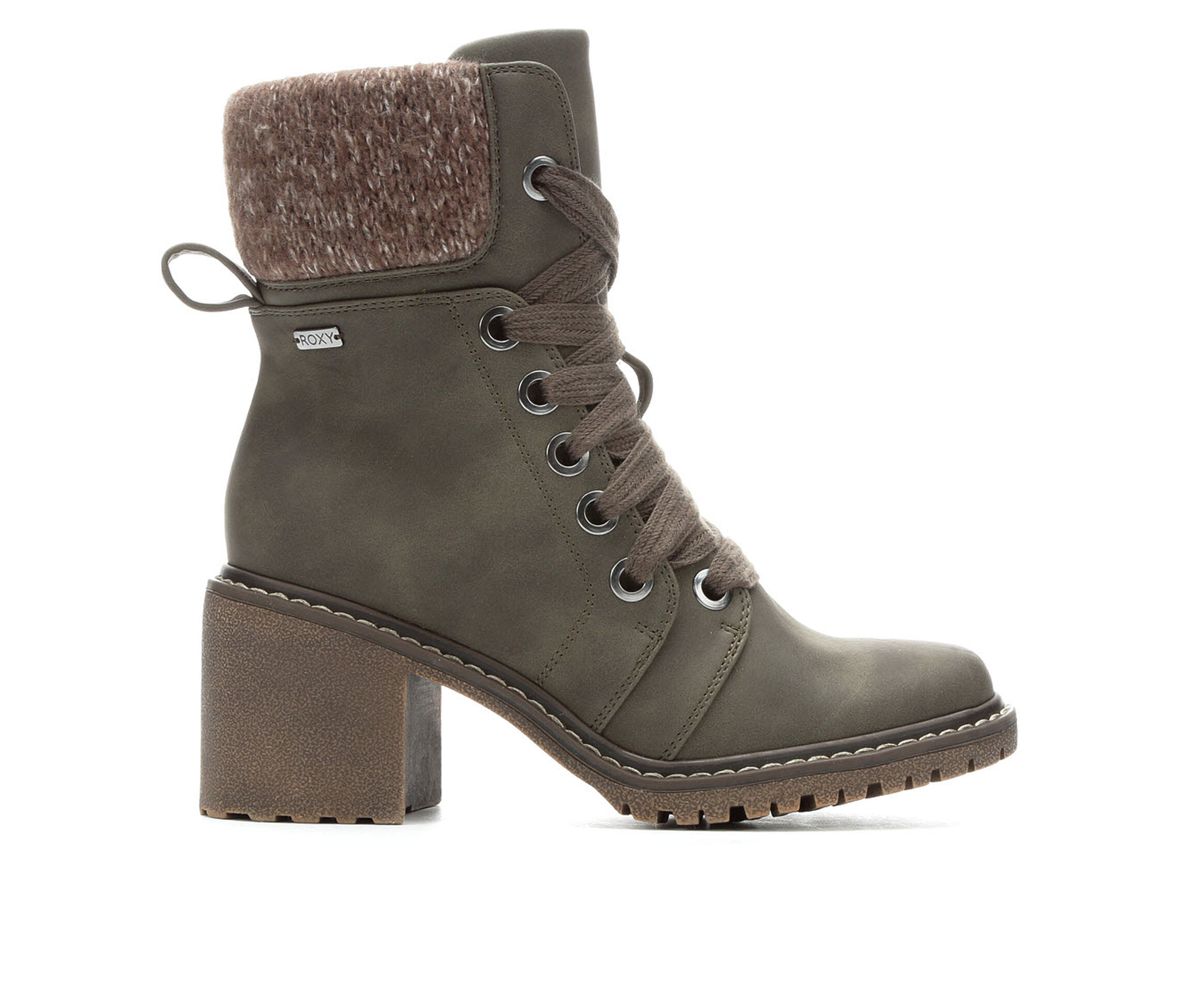 Roxy Whitley Women's Boots (Green - Faux Leather)