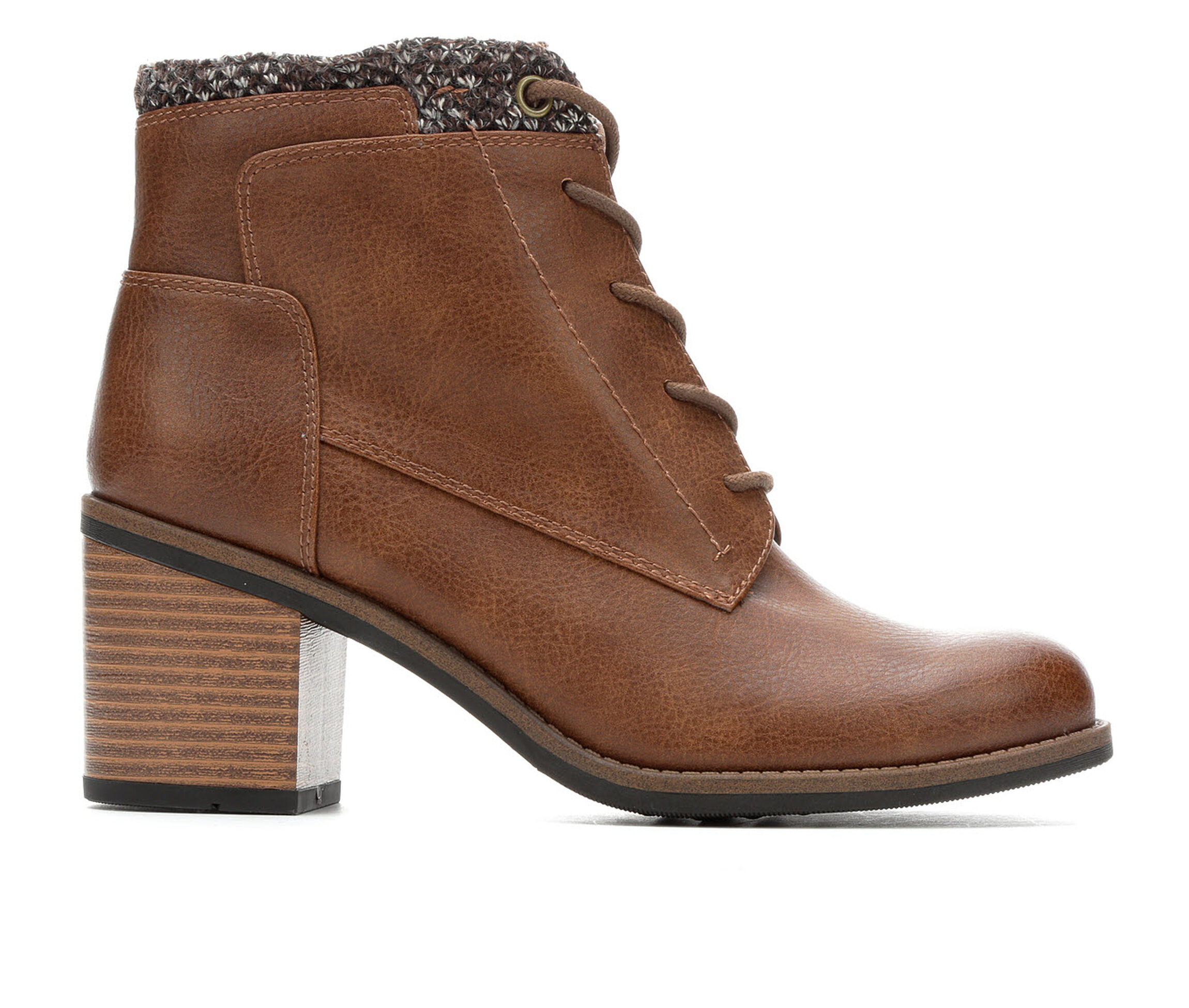 White Mountain Desmen Women's Boots (Brown - Faux Leather)