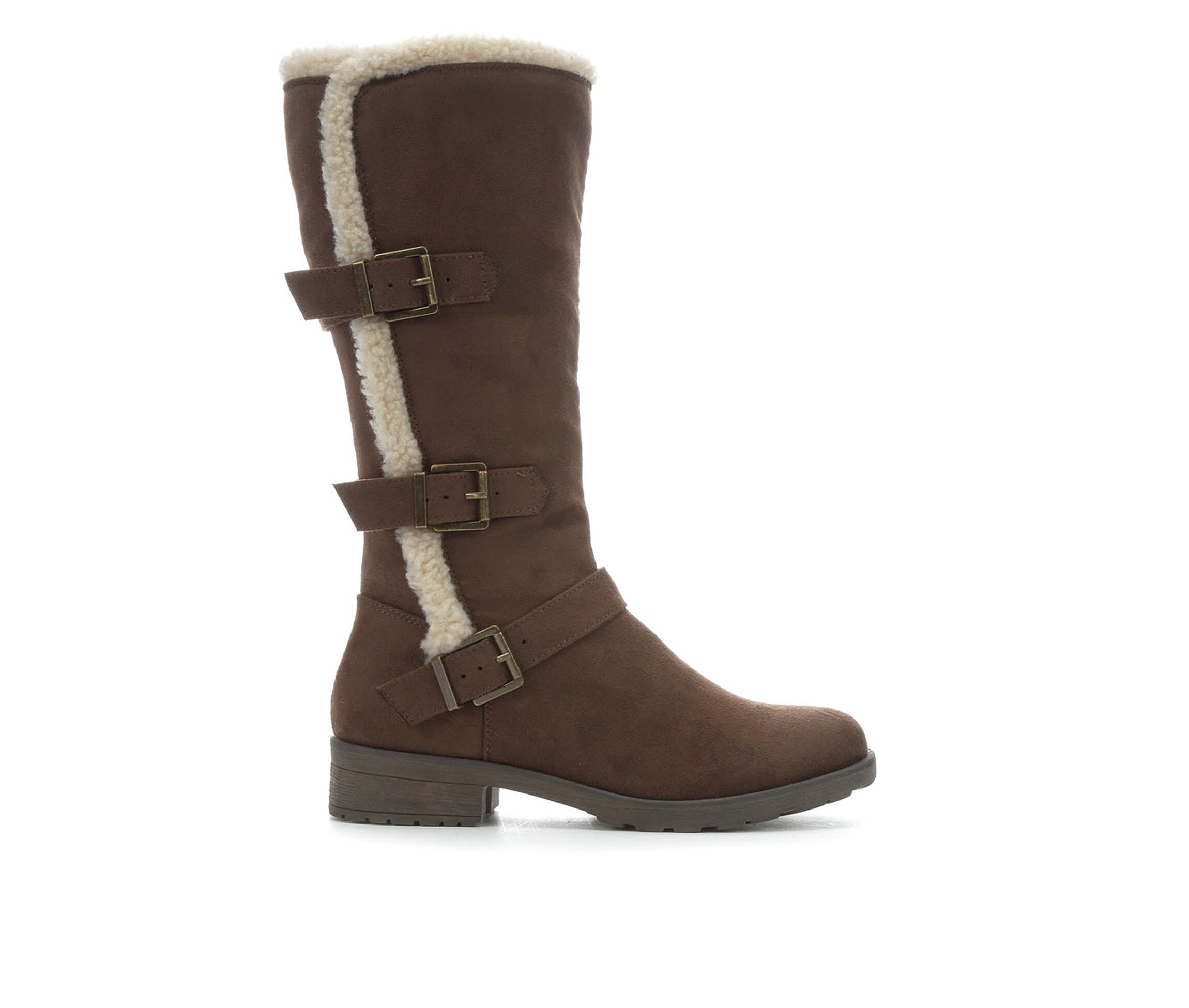 White Mountain Santell Women's Boots (Brown - Faux Leather)