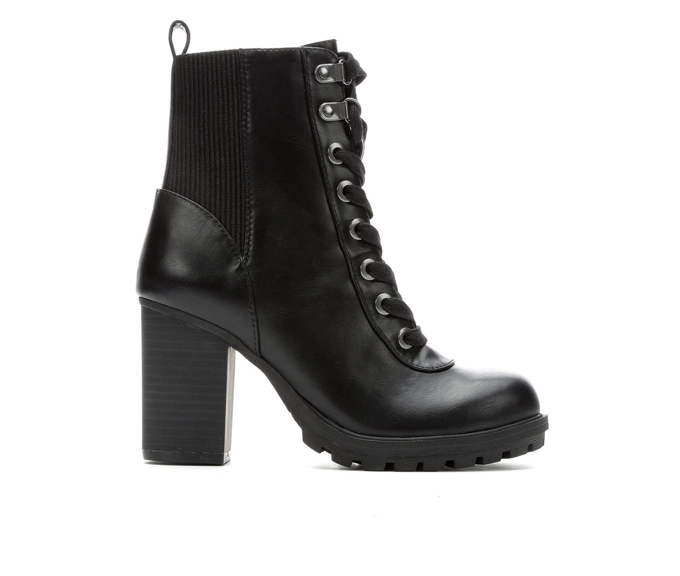 David Aaron Fleecie Women's Boots (Black - Faux Leather)