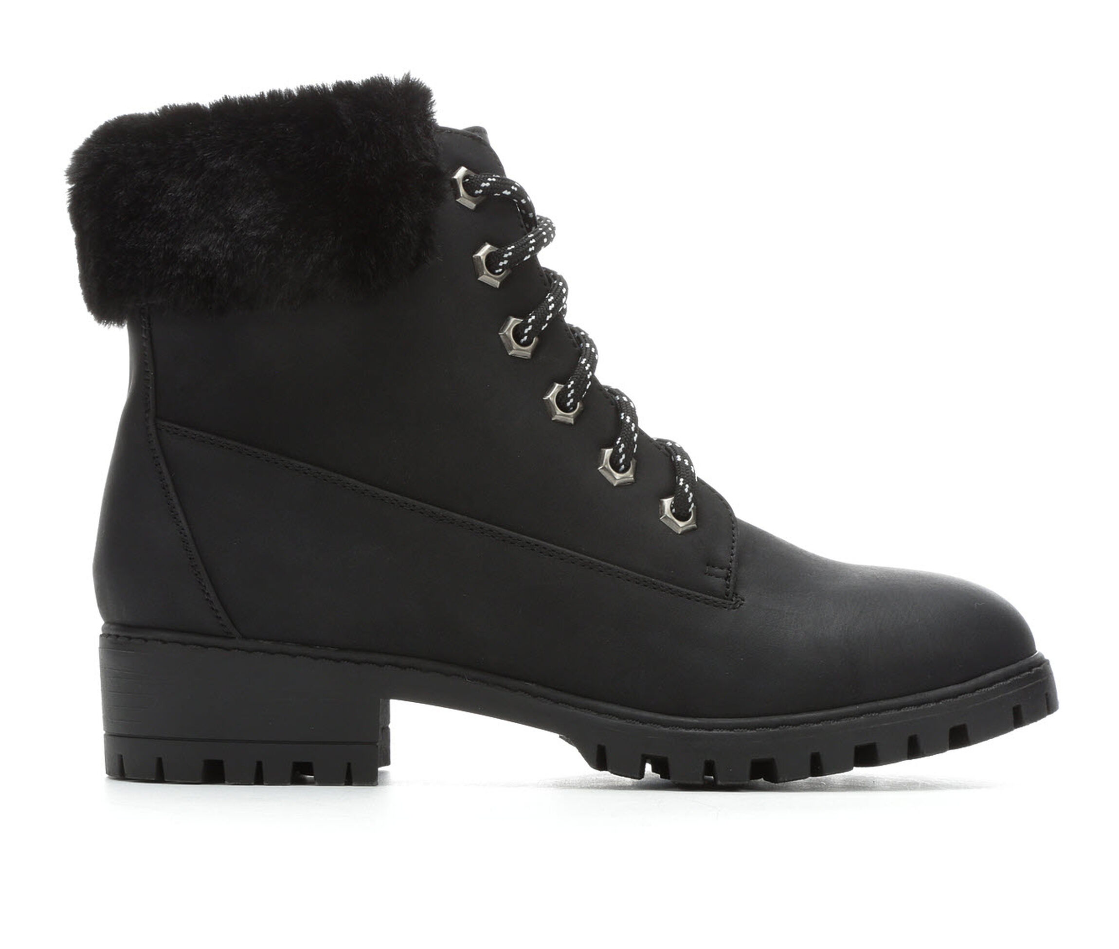 Madden Girl Frannkie Women's Boots (Black - Faux Leather)