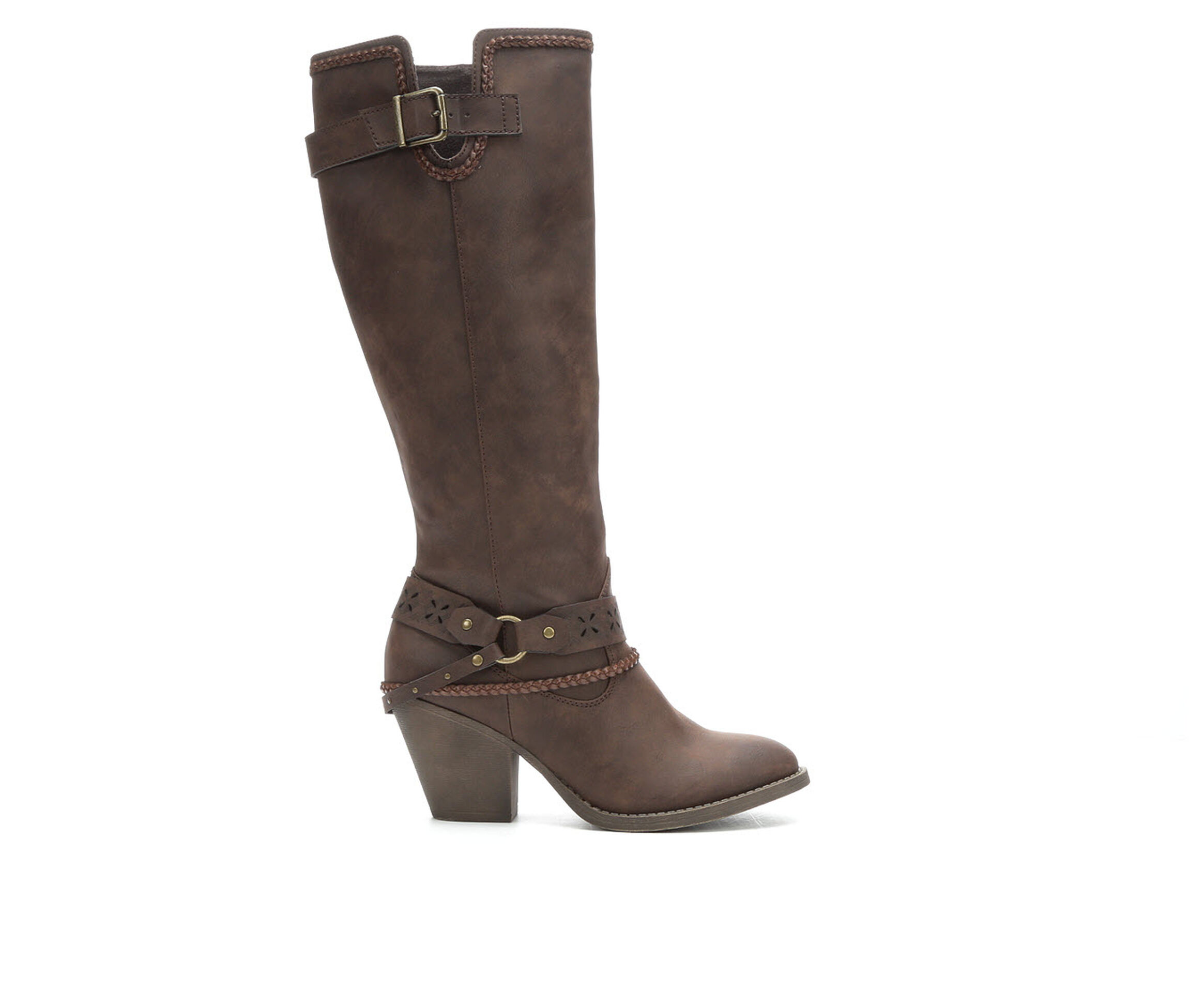 Jellypop Pearlie Women's Boots (Brown - Faux Leather)