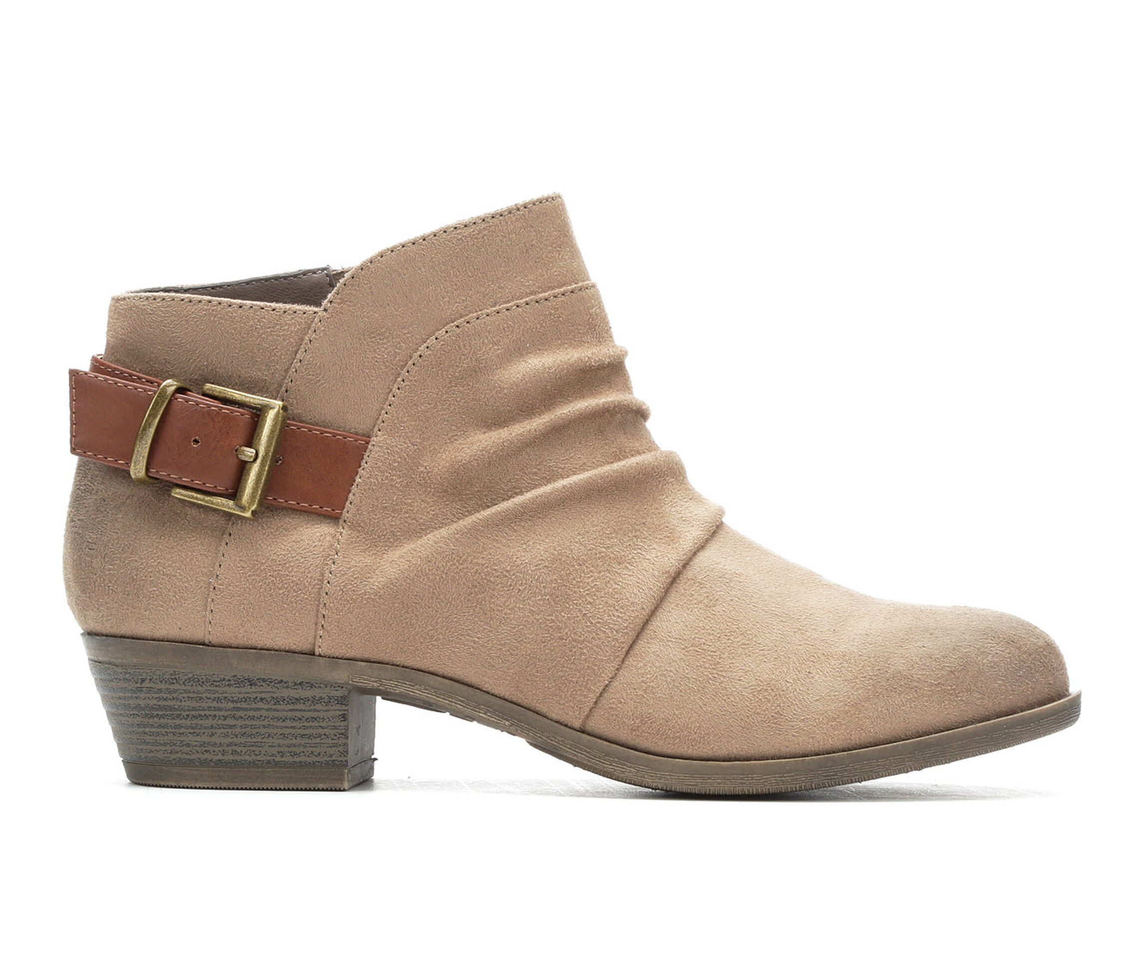 No Parking Ailey Women's Boots (Beige - Faux Leather)