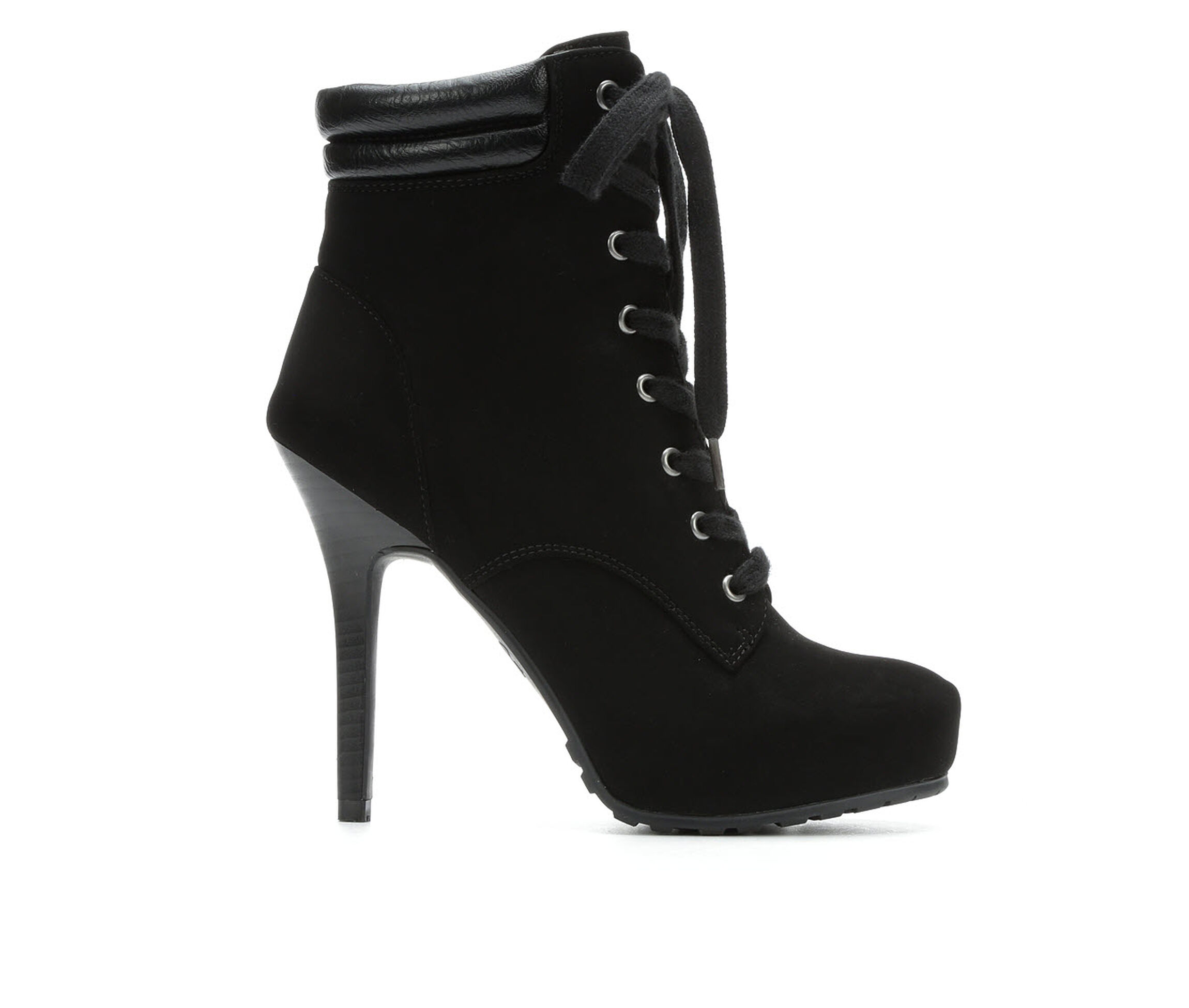 Y-Not Belle Women's Boots (Black - Faux Leather)