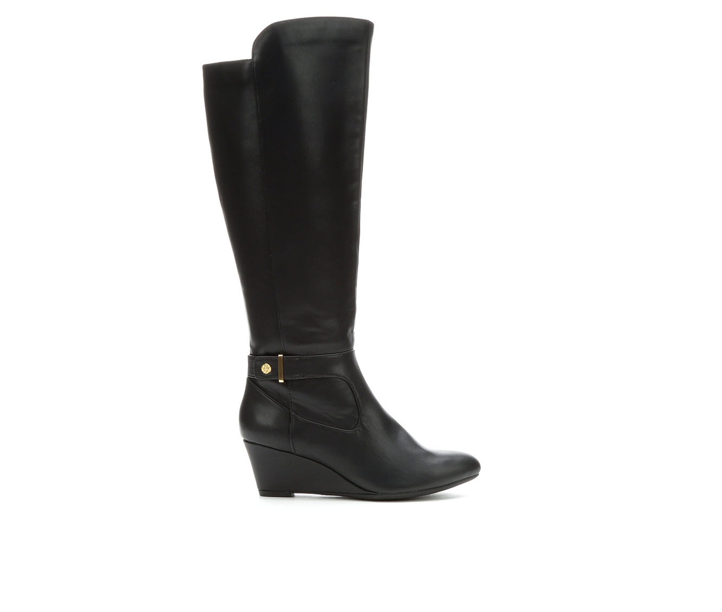 Anne Klein Sport Artesia Women's Boots (Black - Faux Leather)