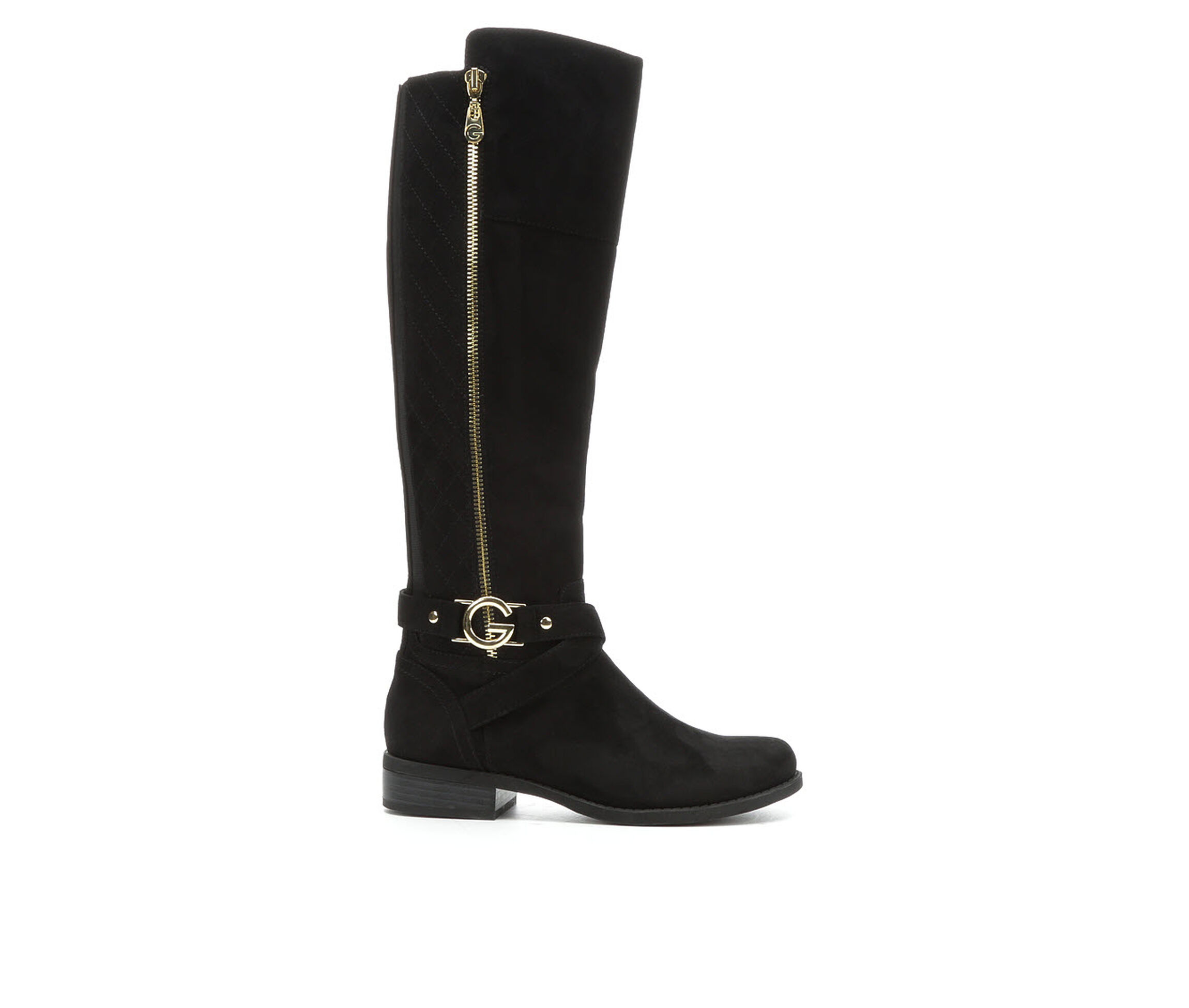 G By Guess Hillie Women's Boots (Black - Faux Leather)