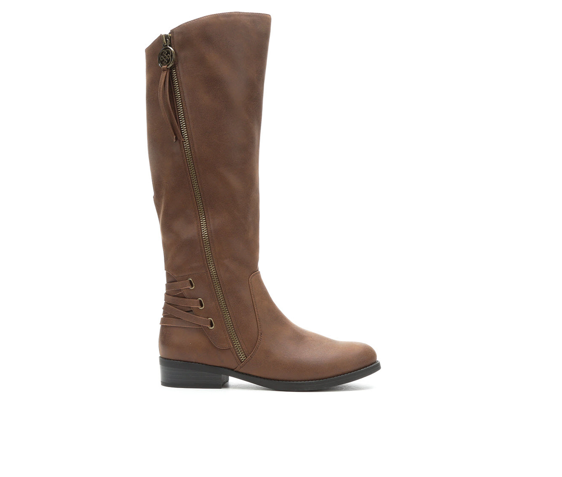 Daisy Fuentes Tavie Women's Boots (Brown - Faux Leather)