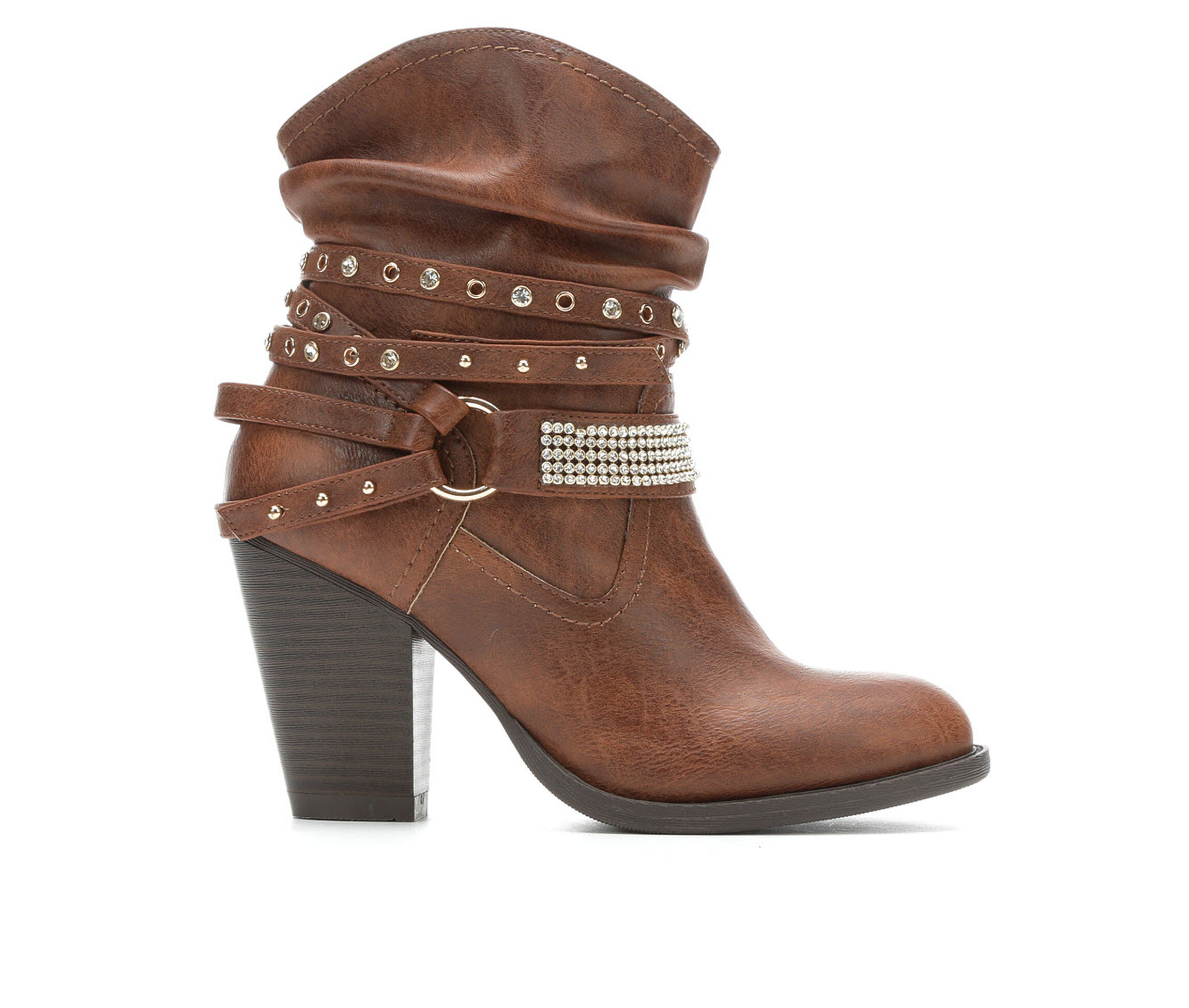 Daisy Fuentes Winston Women's Boots (Brown - Faux Leather)