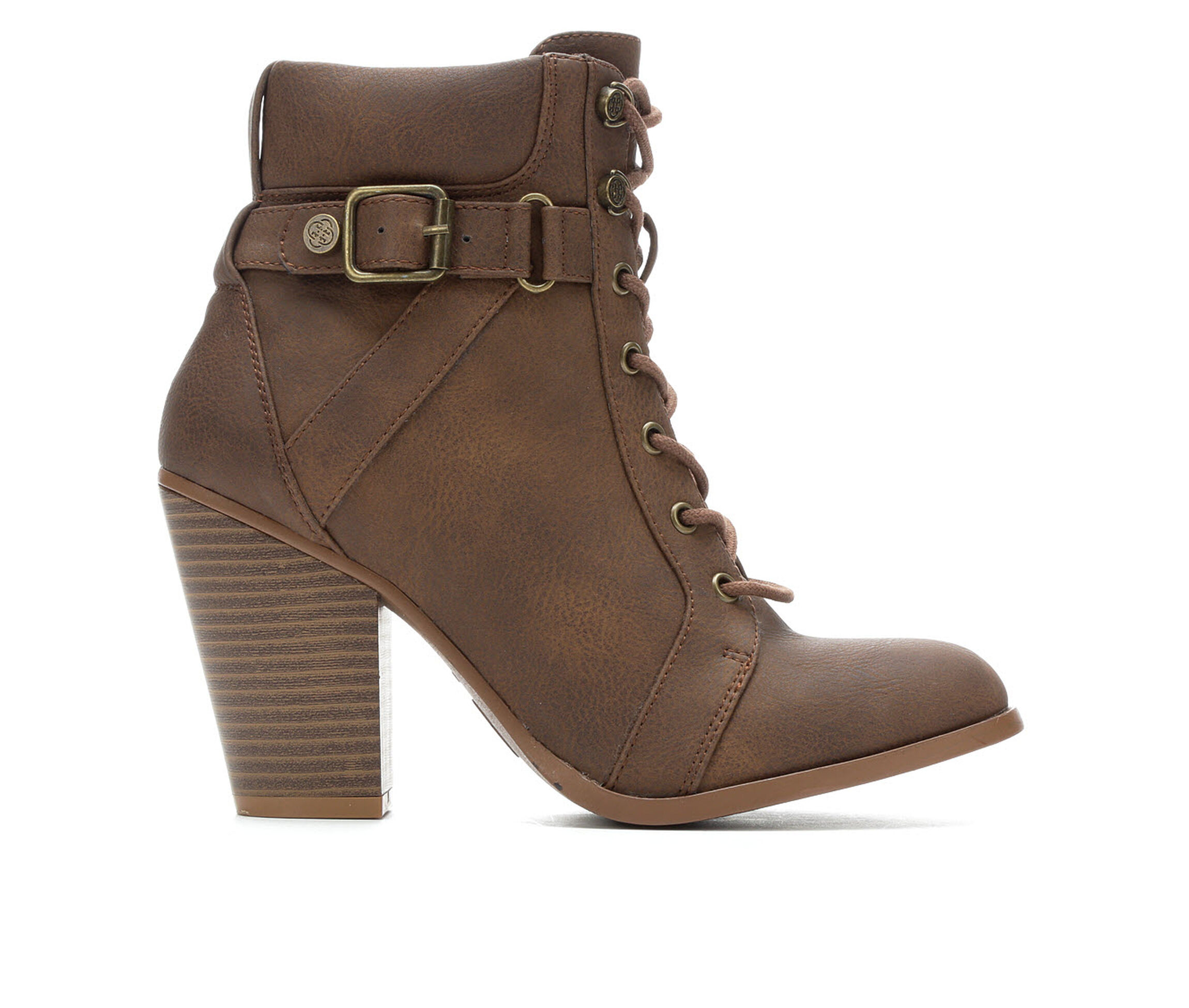 Daisy Fuentes Cloudi Women's Boots (Brown - Faux Leather)