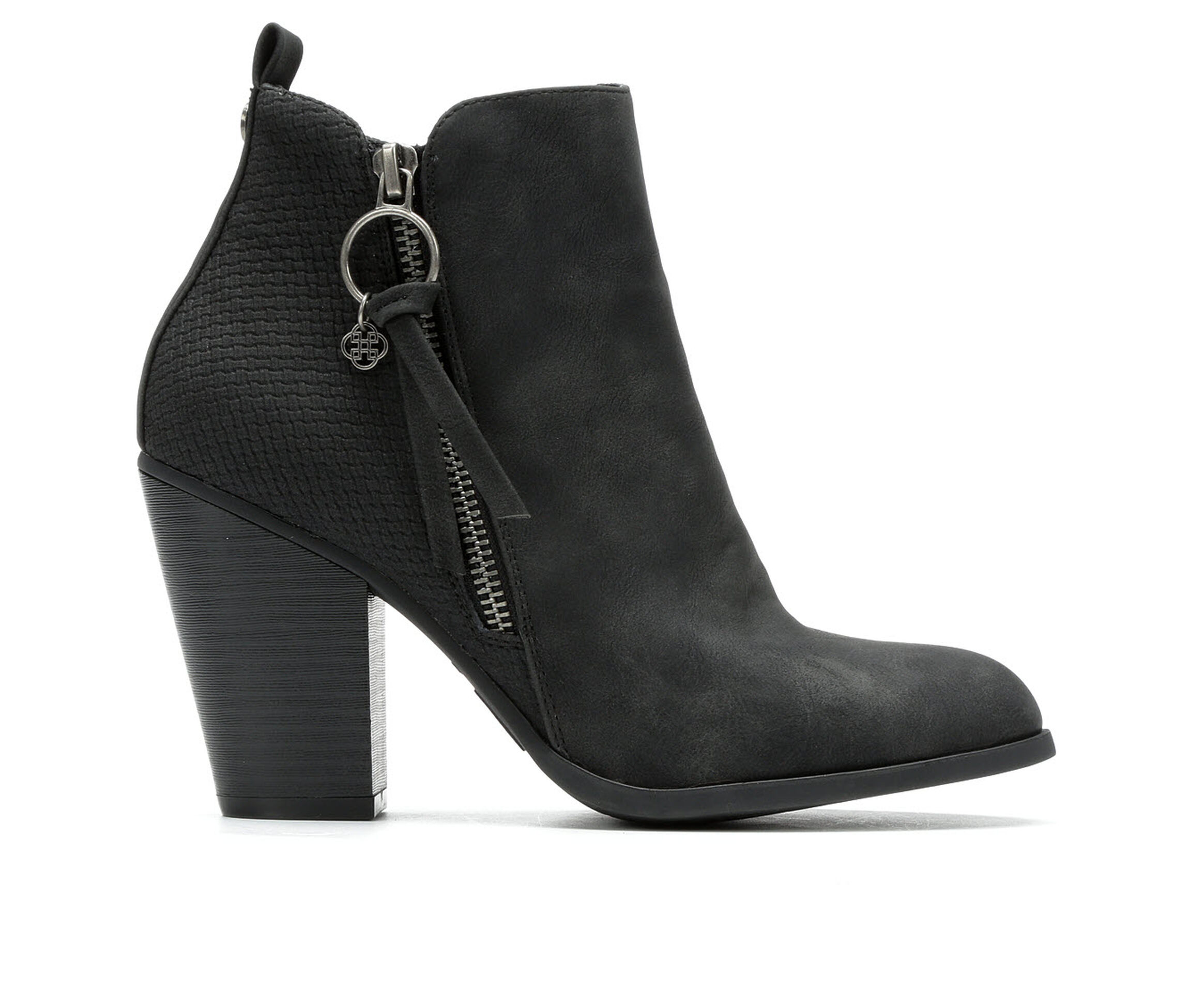 Daisy Fuentes Clay Women's Boots (Black - Faux Leather)