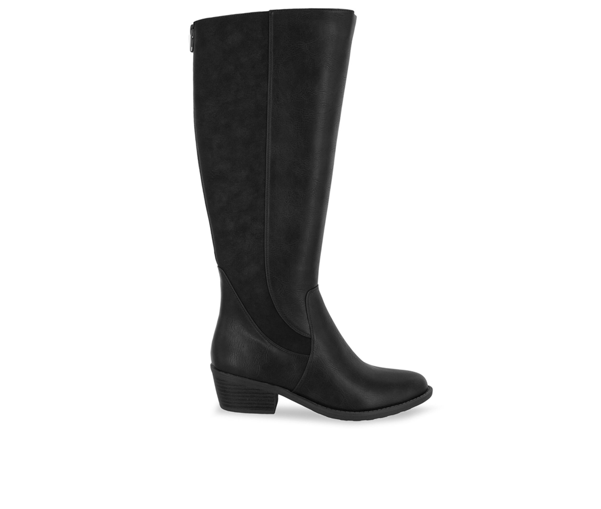 Easy Street Cortland Women's Boots (Black - Faux Leather)