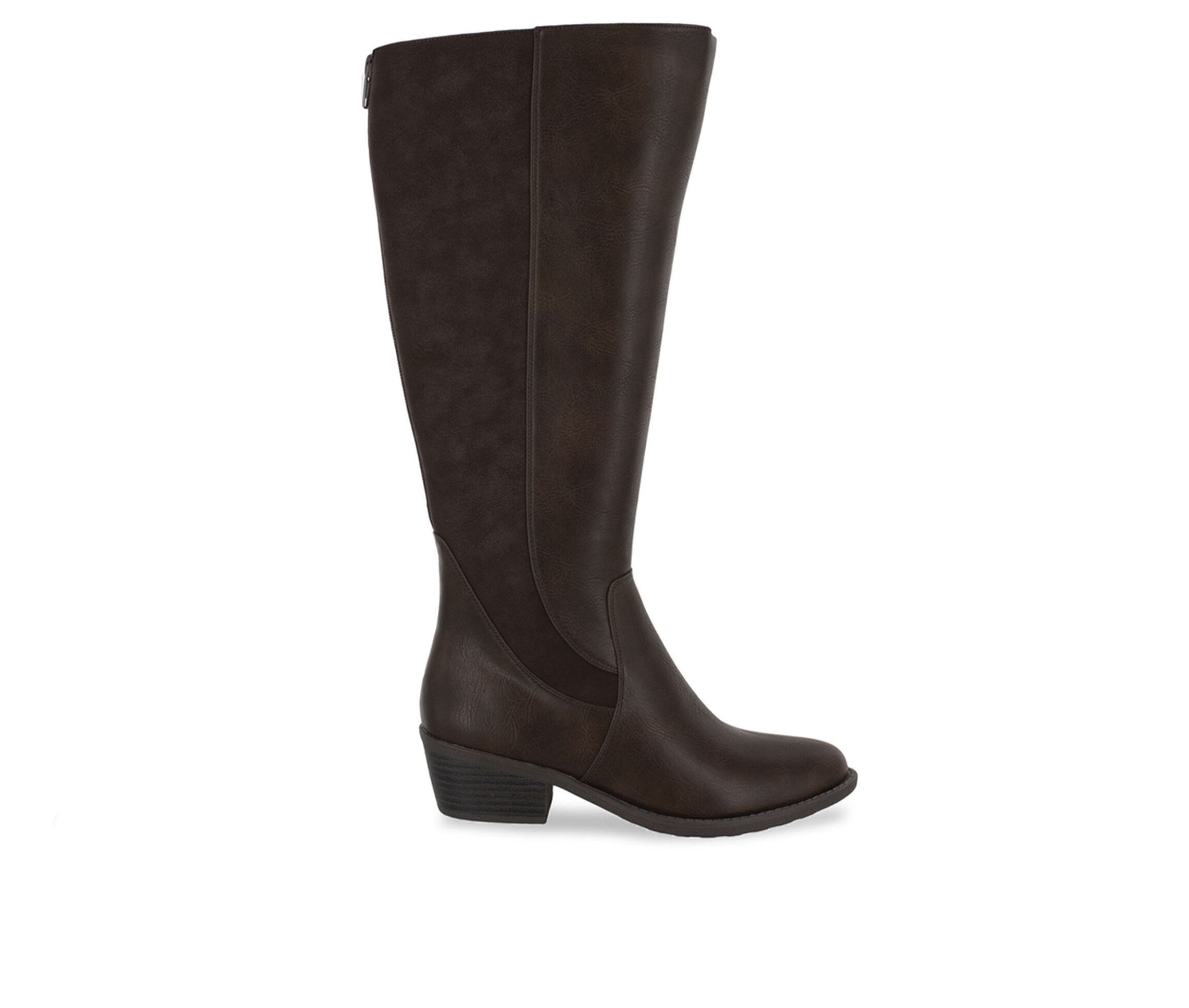 Easy Street Cortland Plus Women's Boots (Brown - Faux Leather)