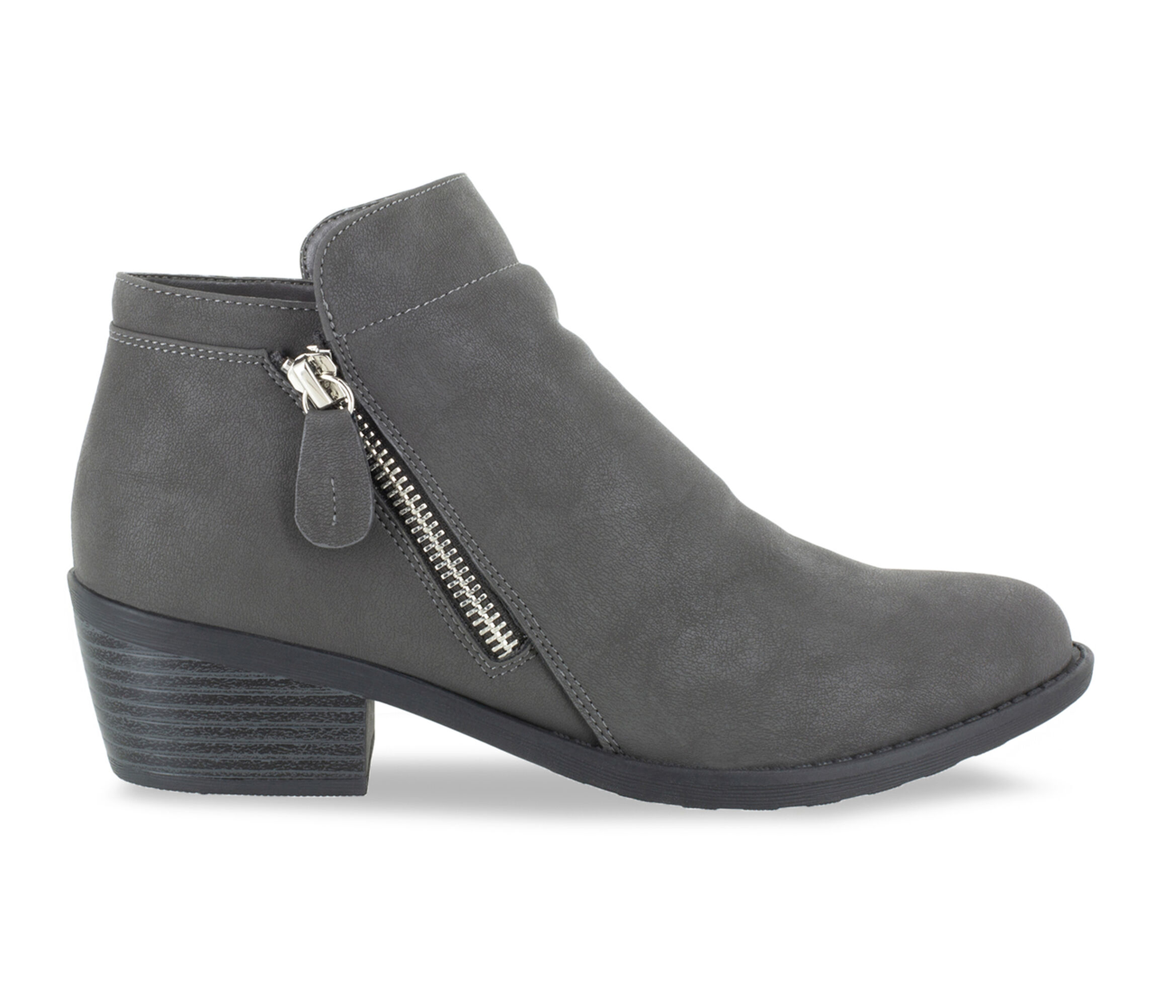Easy Street Gusto Women's Boots (Gray - Canvas)